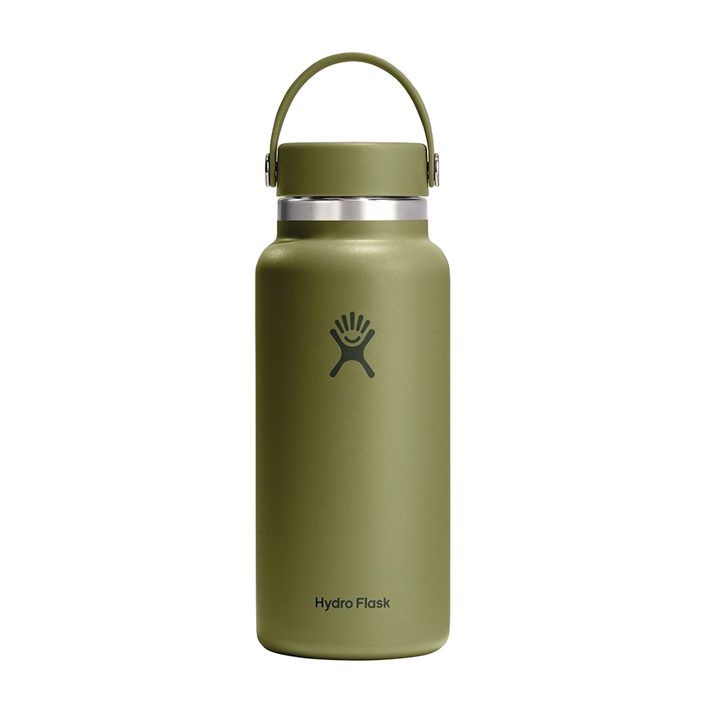 Hydro Flask 美國 32oz 寬口真空保溫鋼瓶 (棕櫚綠) 52HFW32CTS346