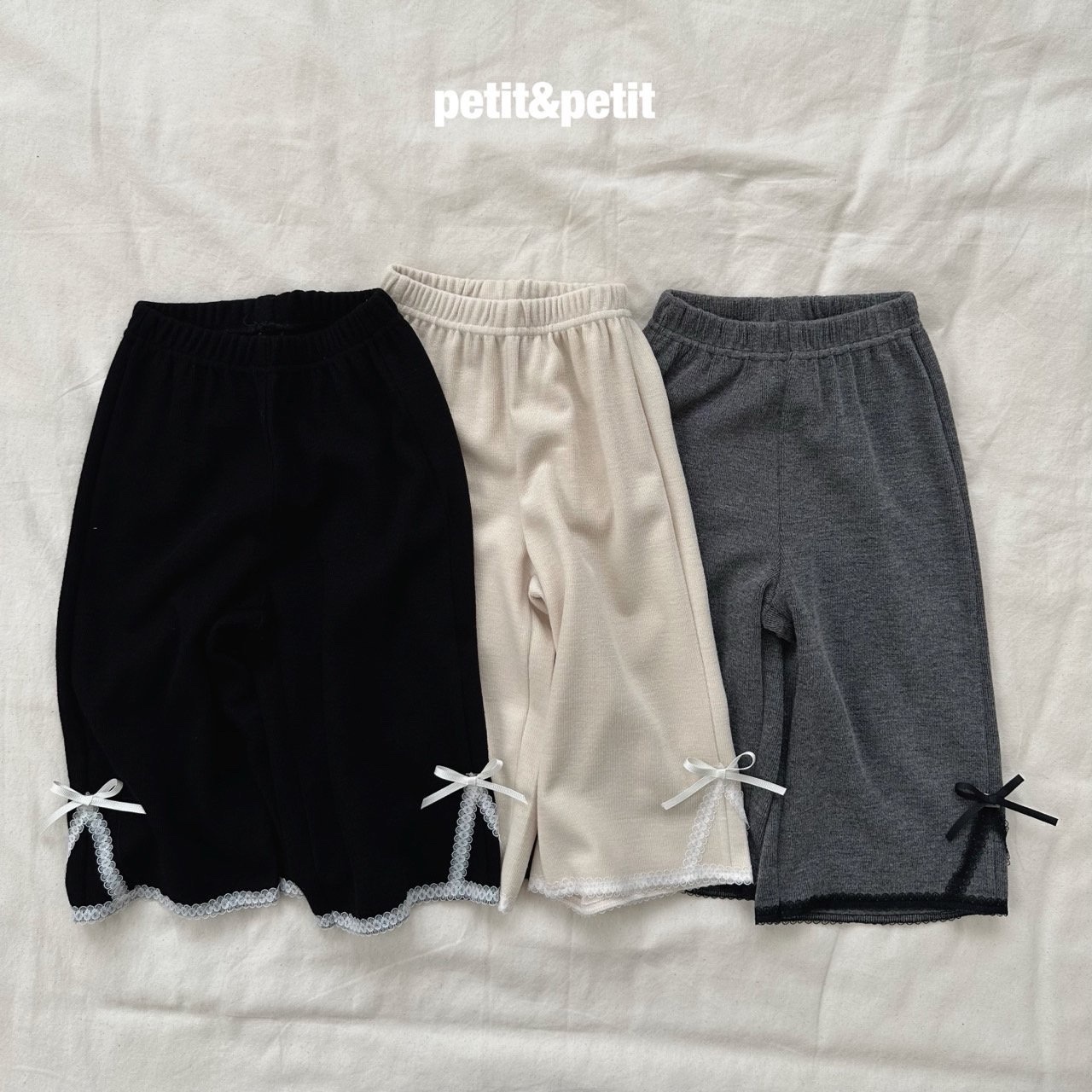 PETIT & PETIT Race Wide Pants