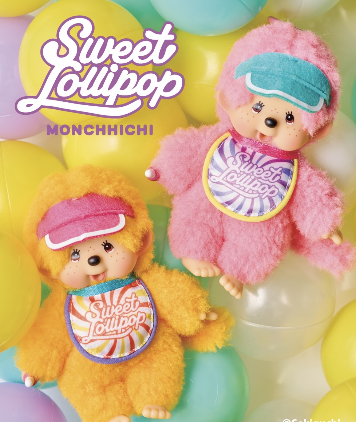 Monchhichi 蒙奇奇 新款 Sweet Lollipop 吊飾