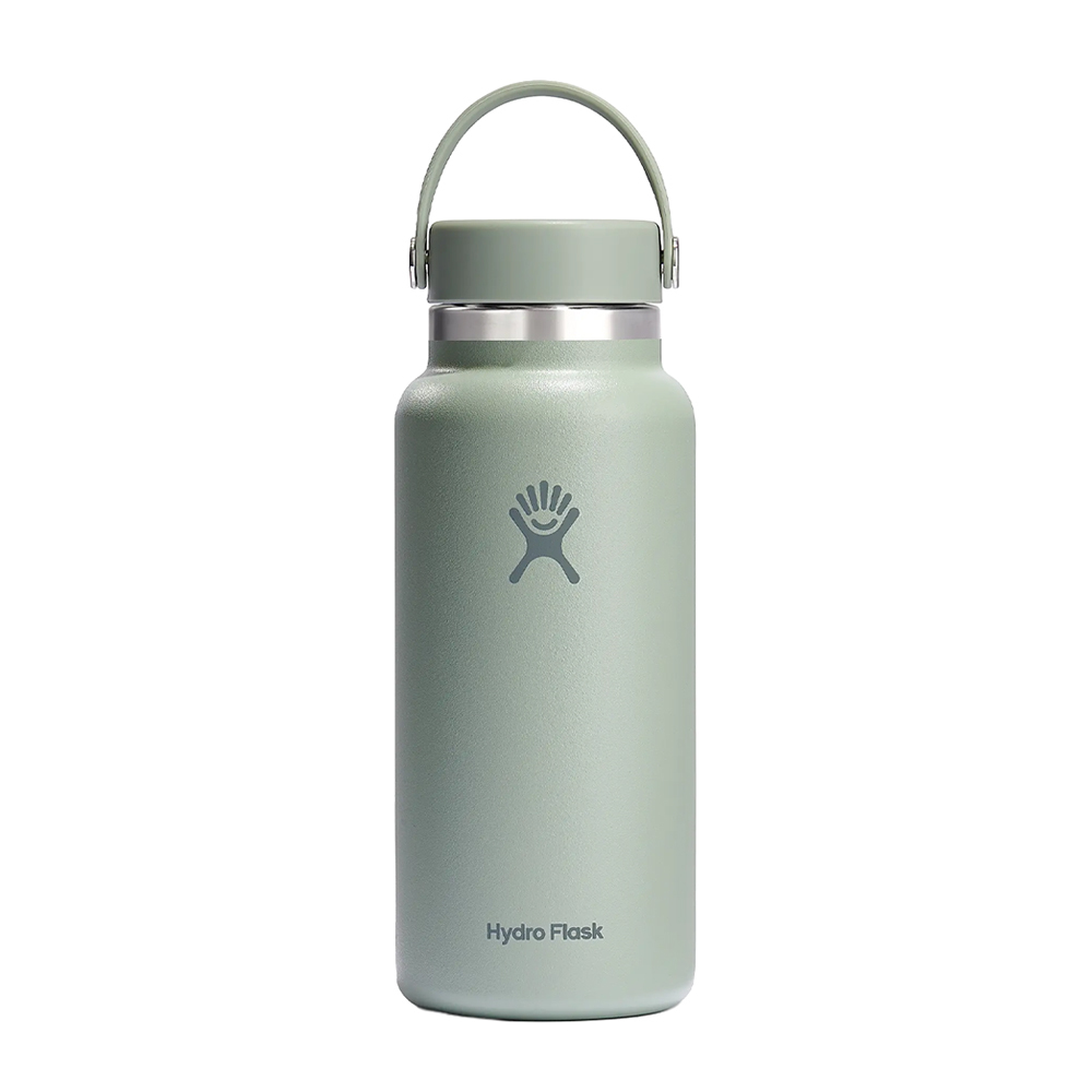 Hydro Flask 美國 32oz 寬口真空保溫鋼瓶 (灰綠) 52HFW32CTS374