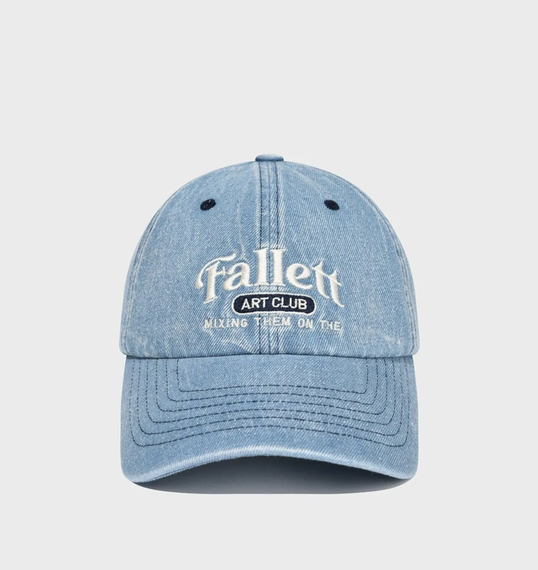 韓國代購｜Fallett Denim Story Logo Ball Cap
