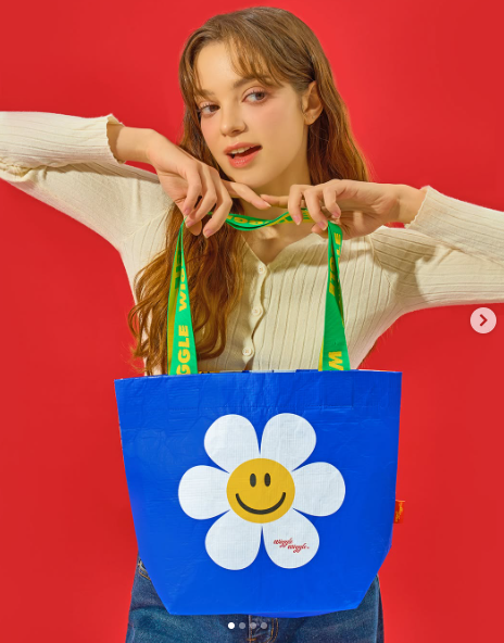 【預購】KWG082907 Wiggle Wiggle Reusable Shopper Bag (S) 購物袋