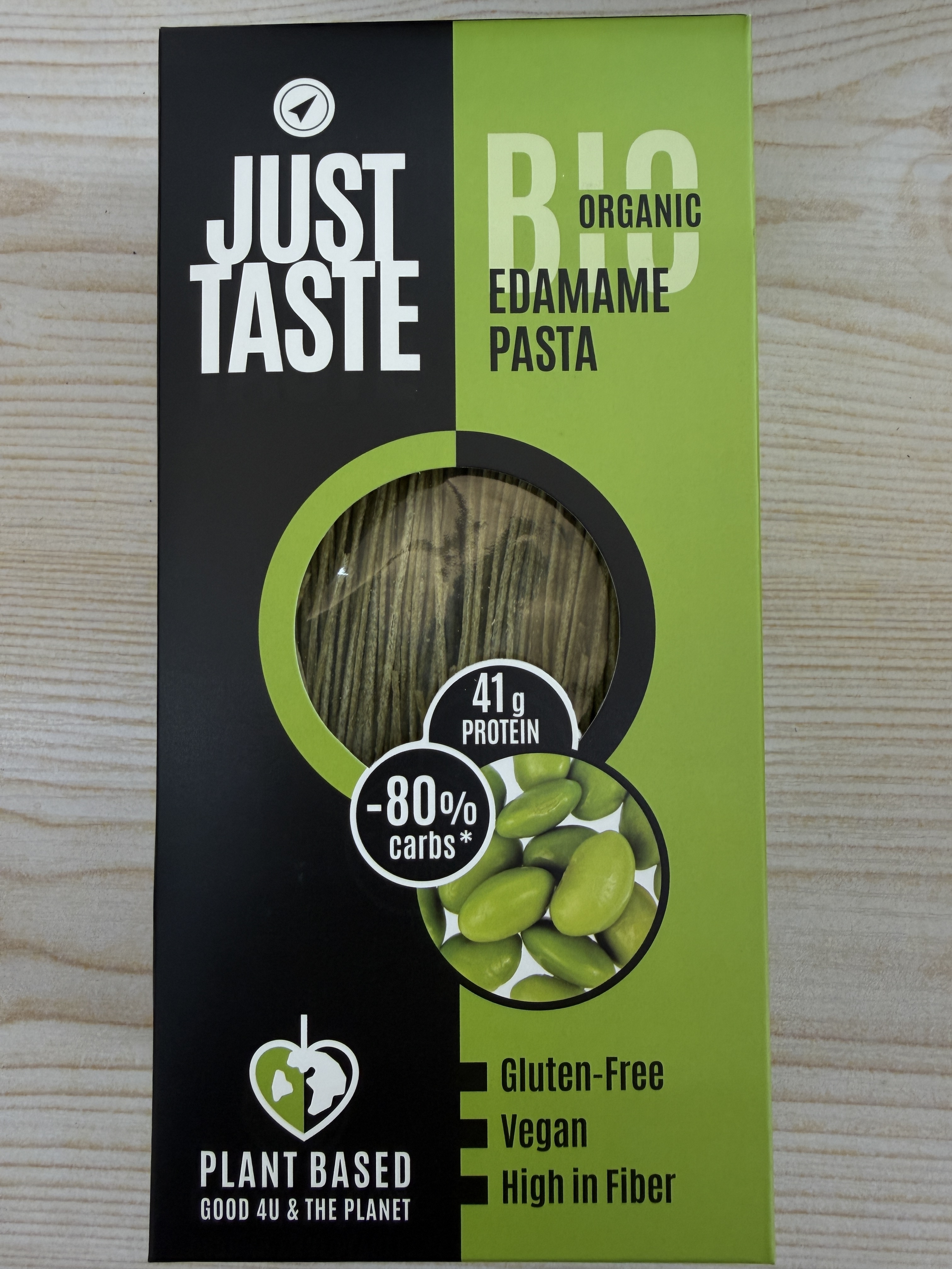 Just Taste organic Edamame pasta 250g (best before 16 June 2028)