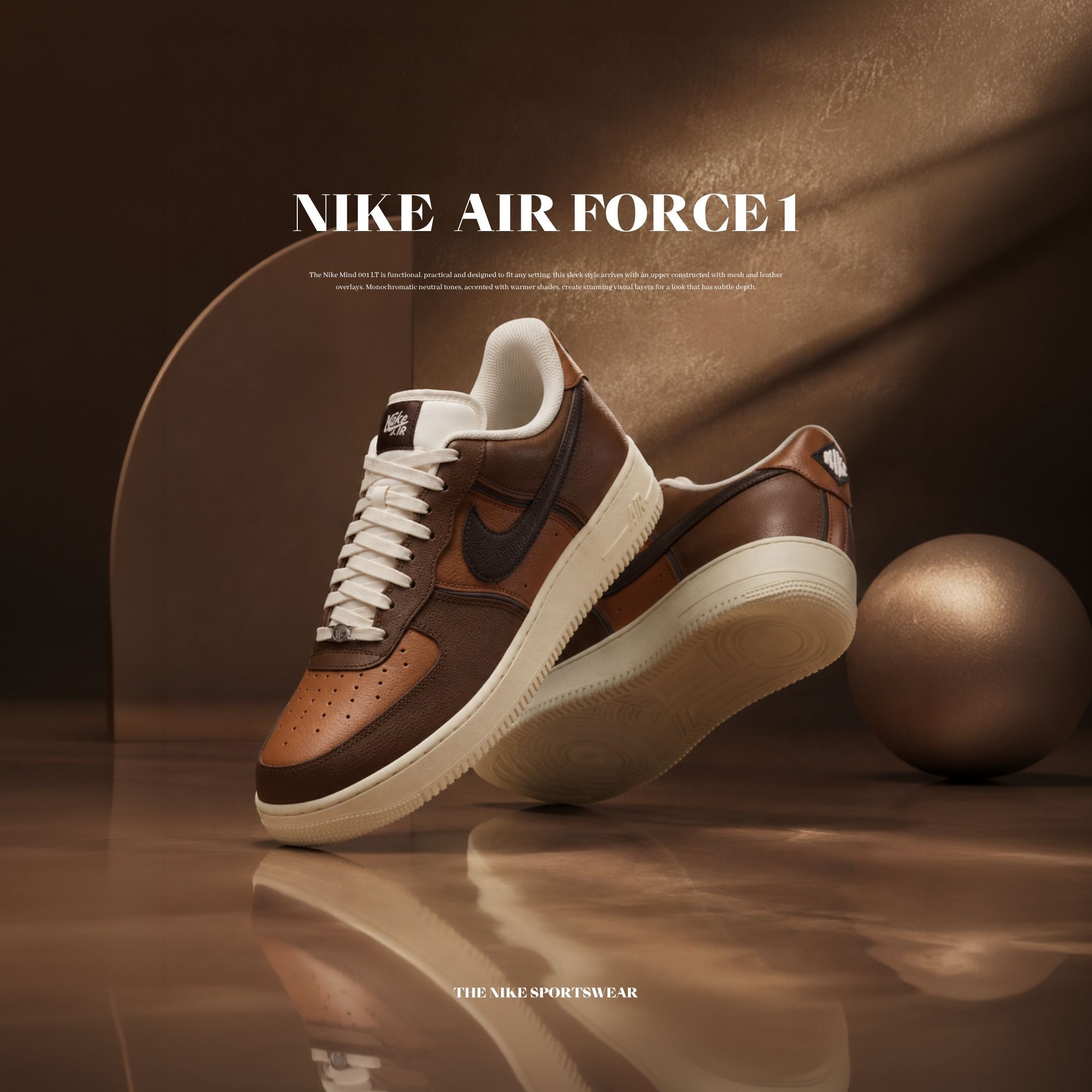 NICEDAY 代購 Nike Air Force 1 摩卡 黑摩卡 咖啡 巧克力 提拉米蘇 奶油底 復古 IM5752-200