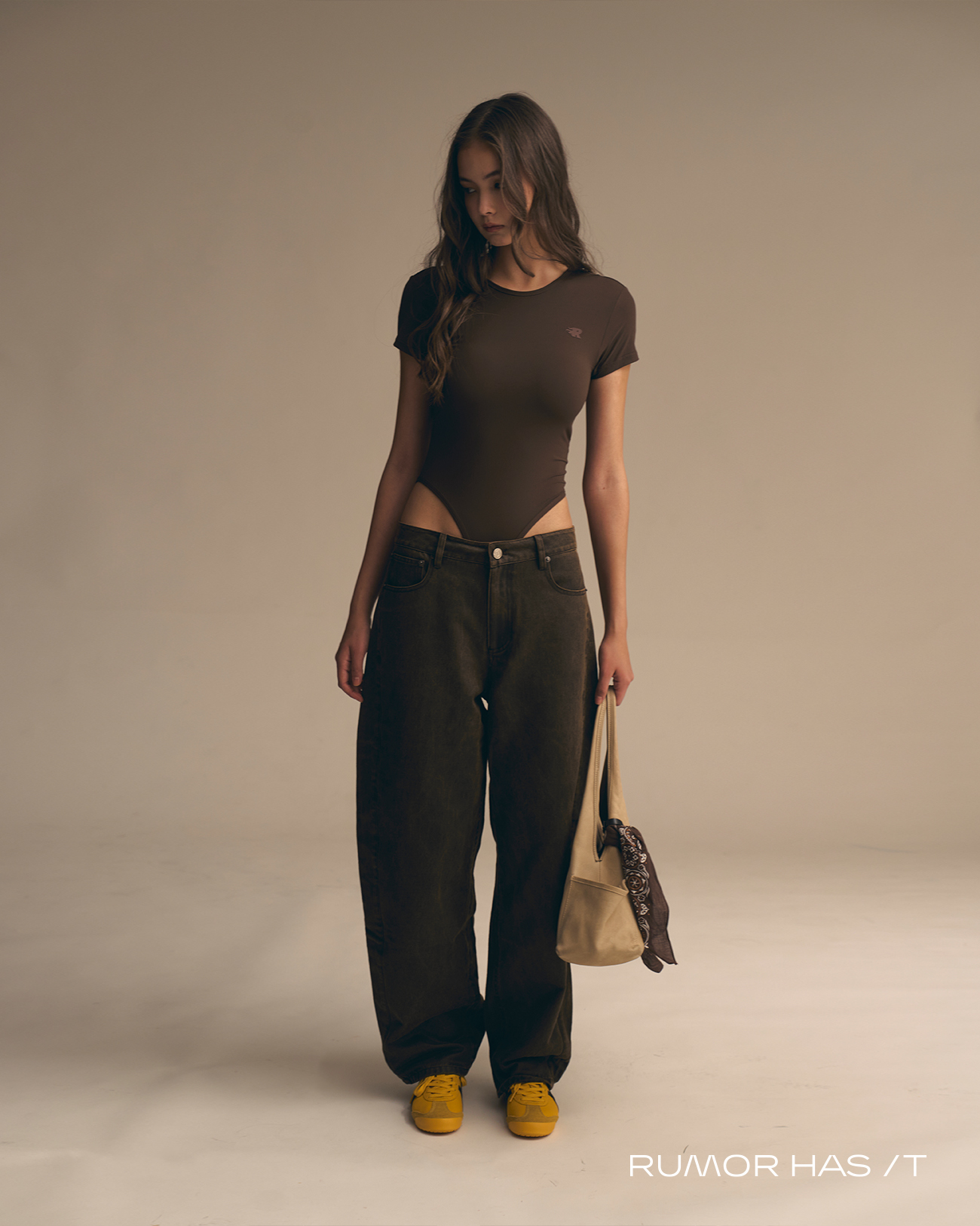 Rust Waxed Barrel Pants