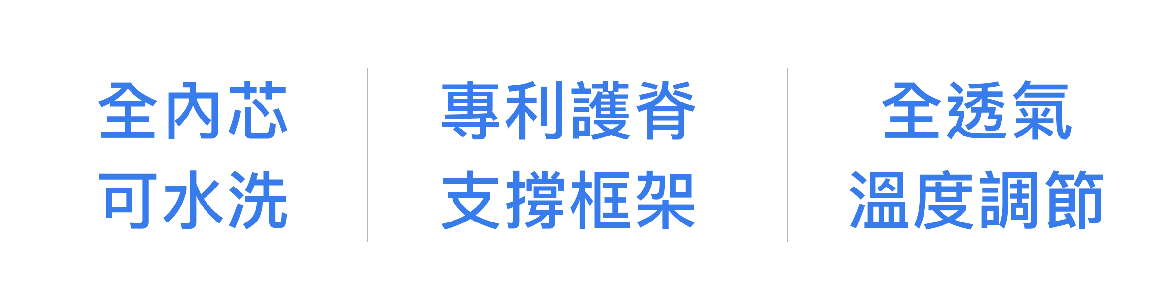 PAMABE CARE 全水洗護脊床墊三大特色:全內芯可水洗、護脊支撐、透氣調節