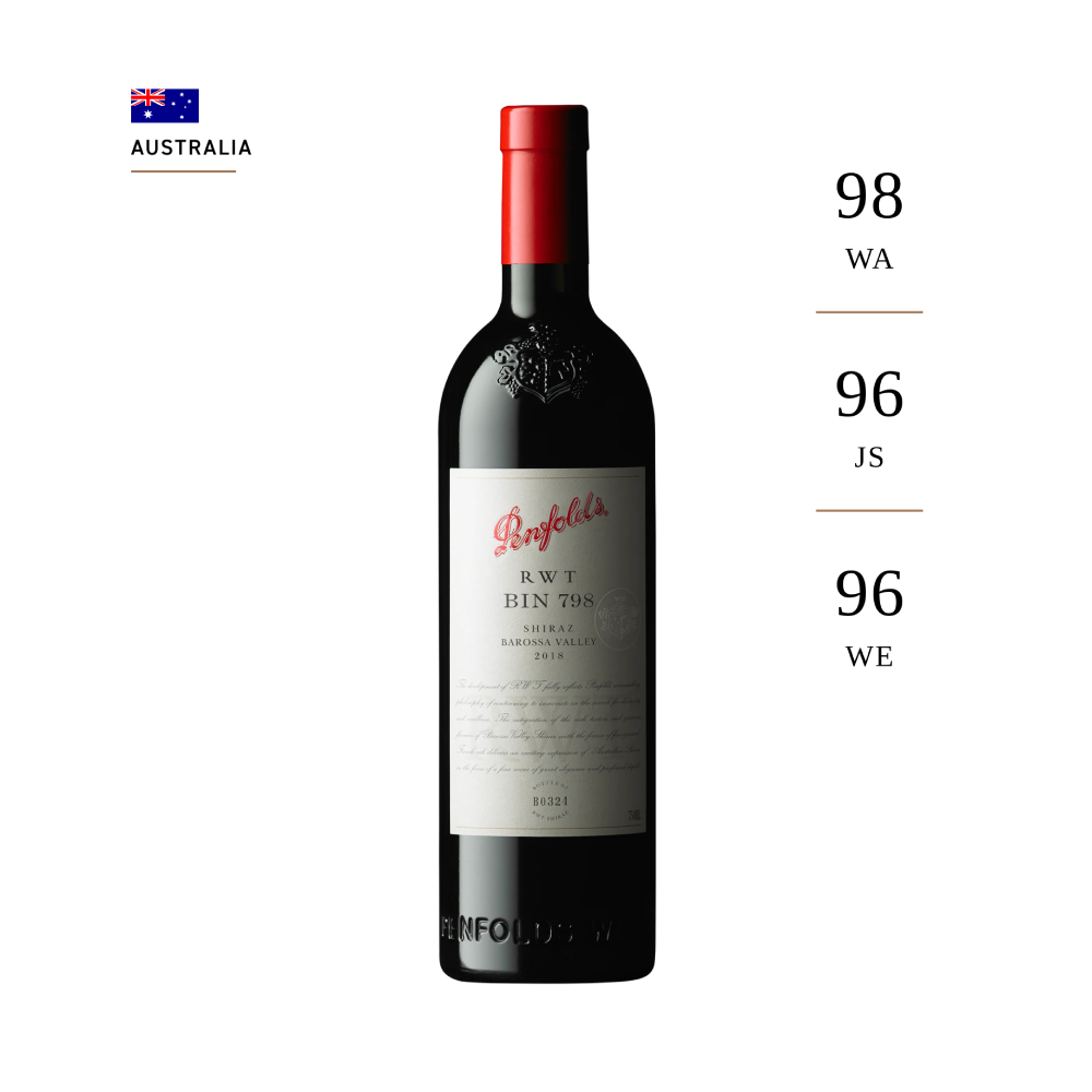Penfolds RWT Bin 798 Shiraz Barossa Valley 2018