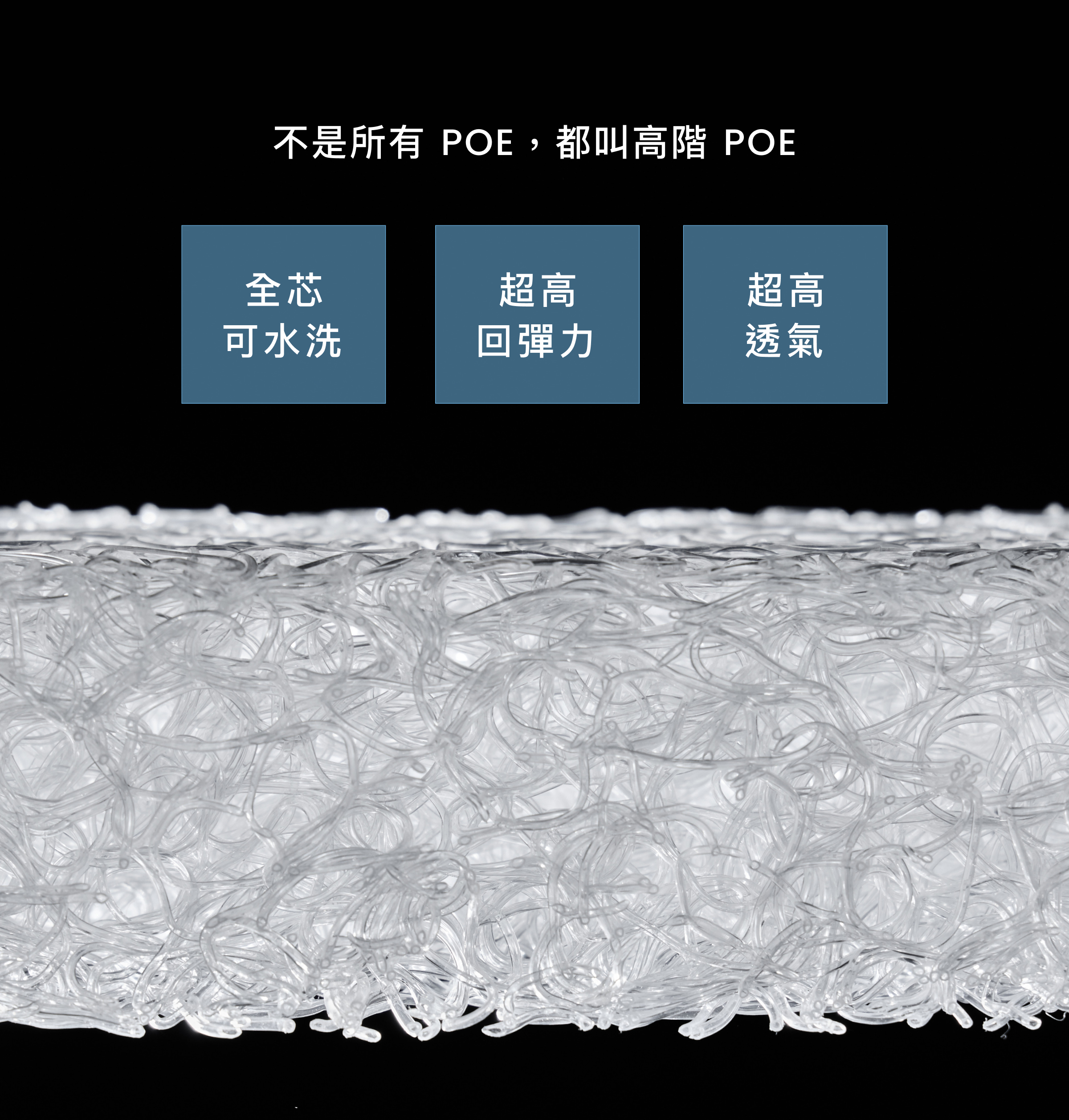 AMABE CARE 高階 POE 床墊內芯具可水洗、高回彈與透氣特色