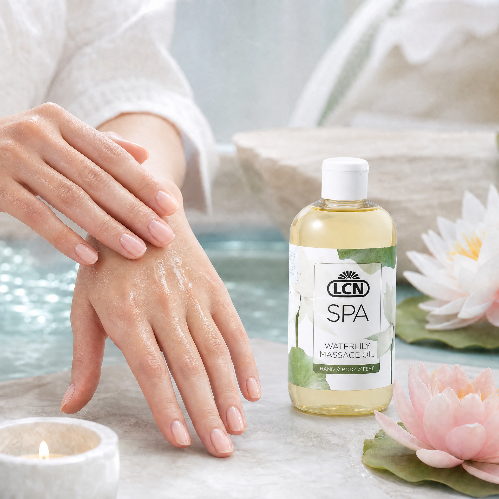 LCN SPA 荷花按摩油 300ml
