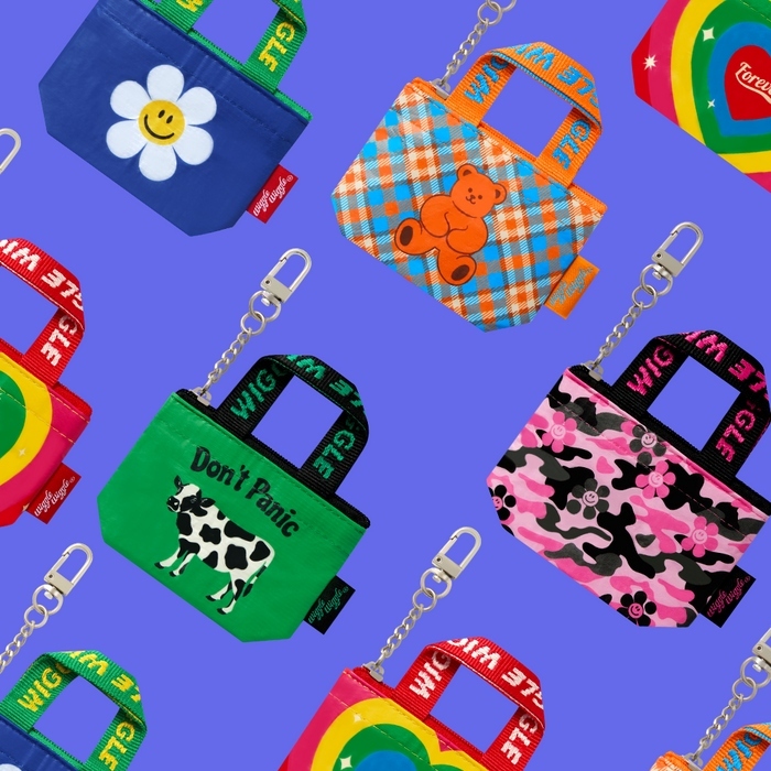 【預購】KWG082913 Wiggle Wiggle Mini Tarpaulin Bag Keyring 鎖匙扣 (包包款)