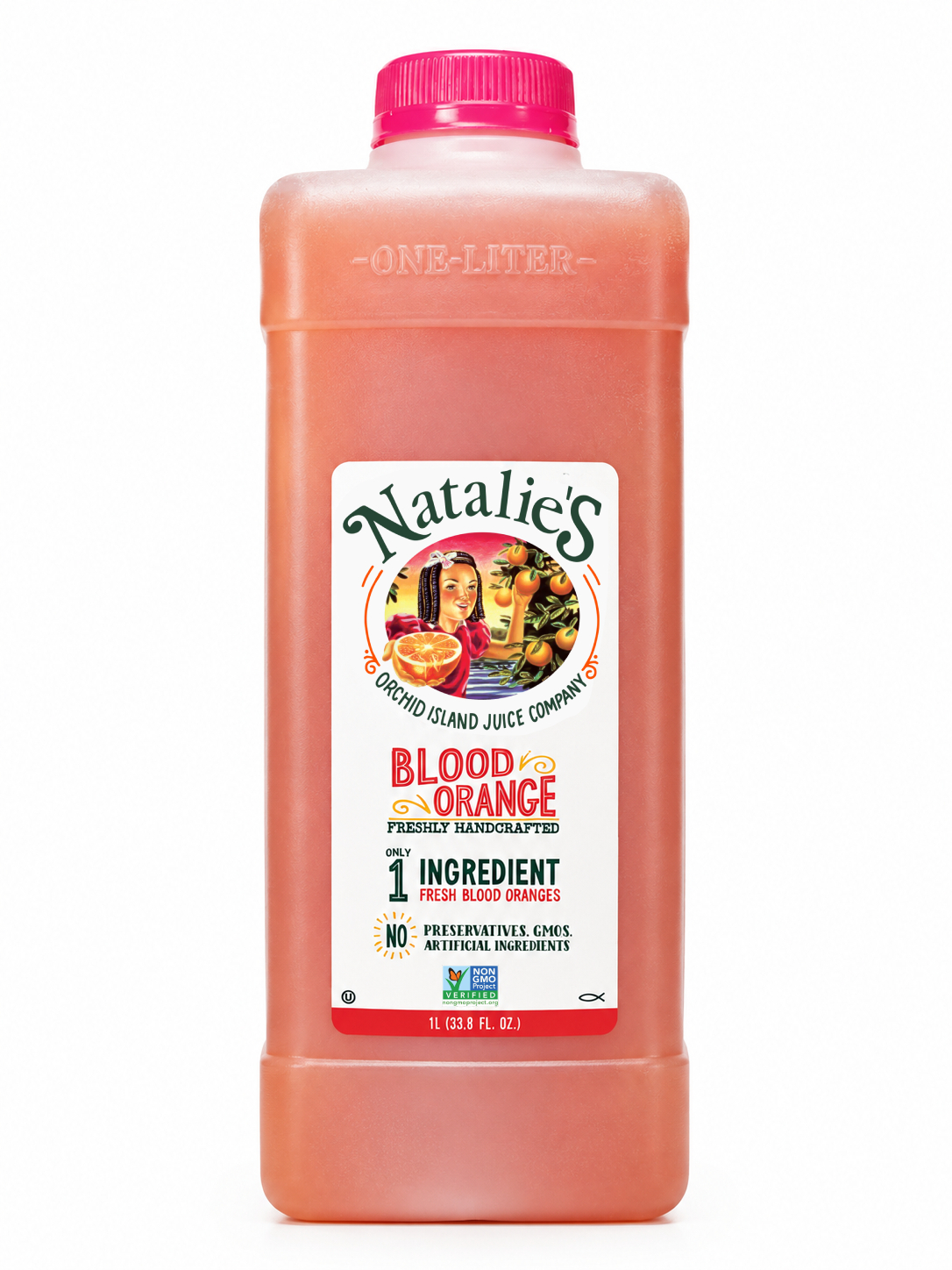 US Fresh Squeezed 100% Frozen Blood Orange Juice 1000ml /bottle (Frozen -18℃)