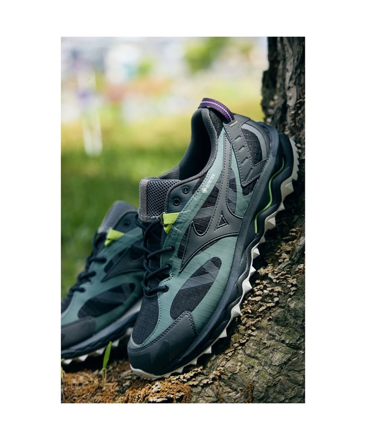 現貨|MIZUNO WAVE MUJIN TL GTX Black / Black Sand / Balsam Green D1GA237312