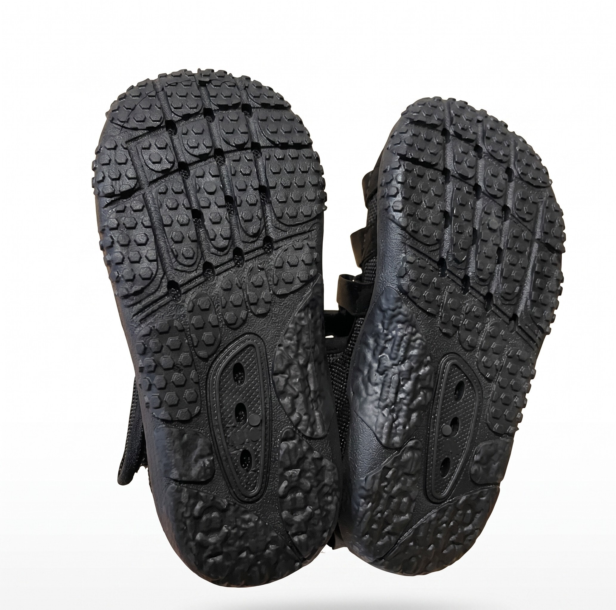 【Nishimatsuya】Kids Drainage Sole Water Sandals - Black 17cm