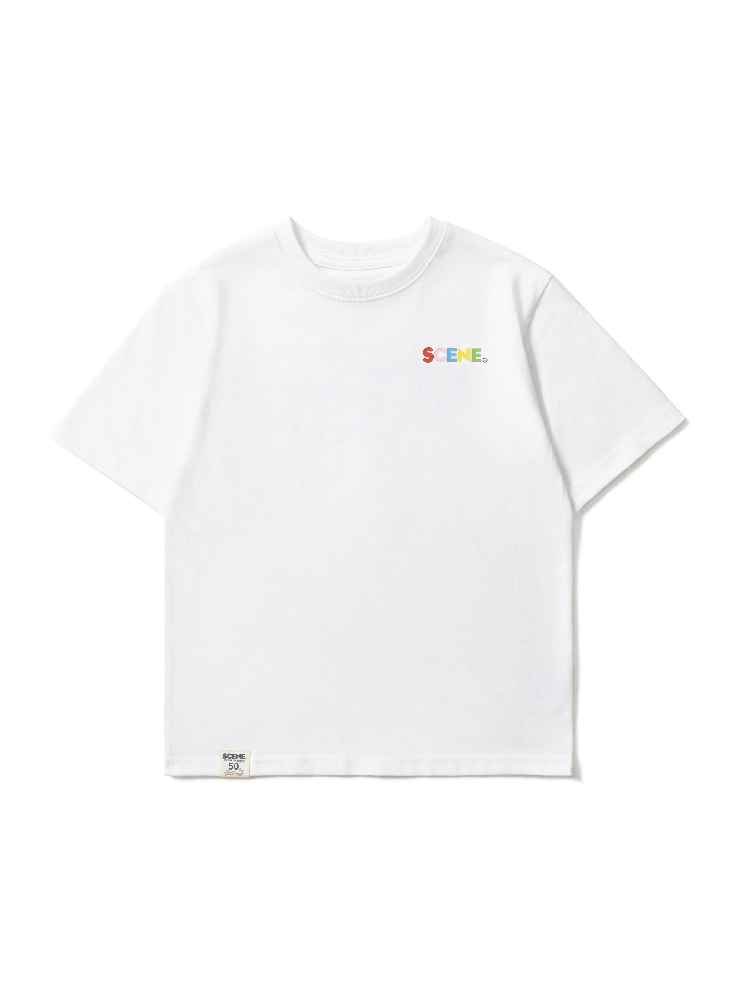 KID 50th CLASSIC RAINBOW TEE // WHITE
