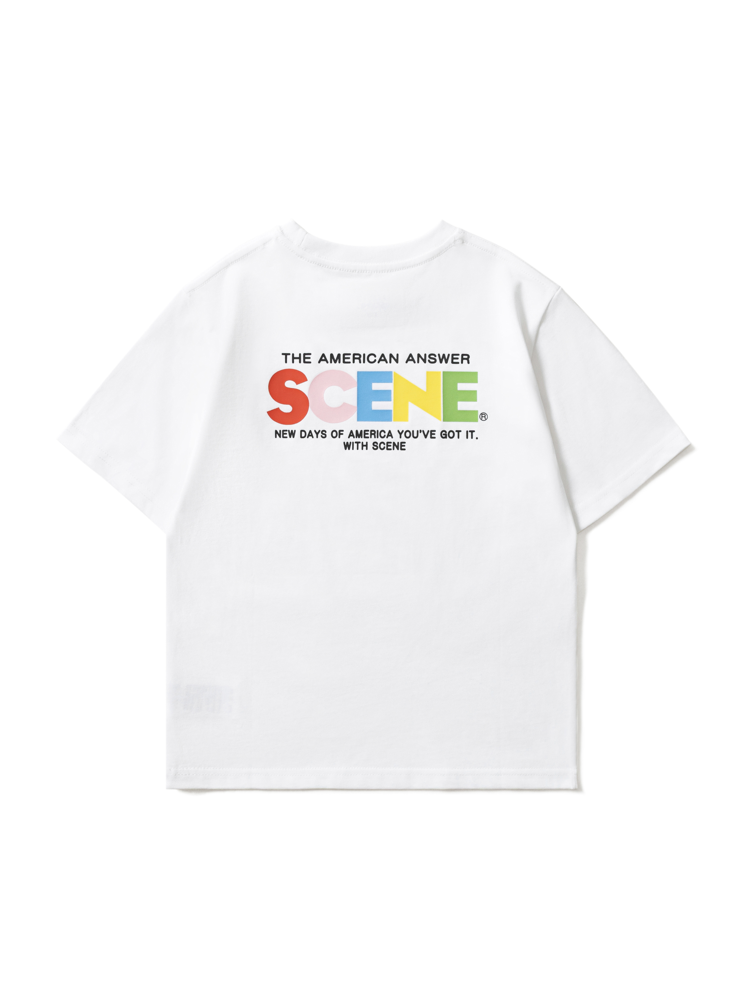 KID 50th CLASSIC RAINBOW TEE // WHITE