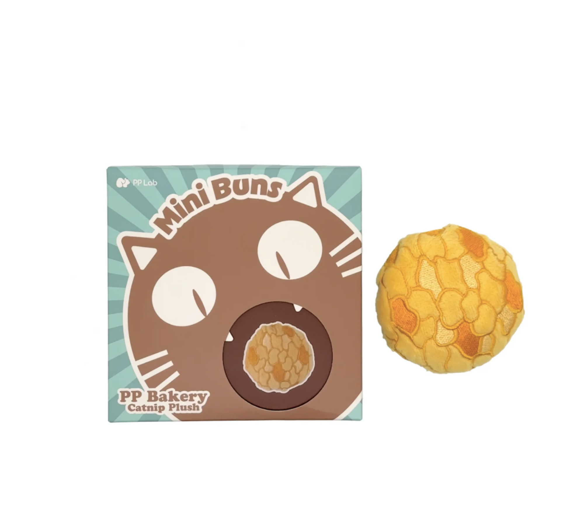 PP Lab 貓咪迷你麵包貓草玩具 (波羅包)