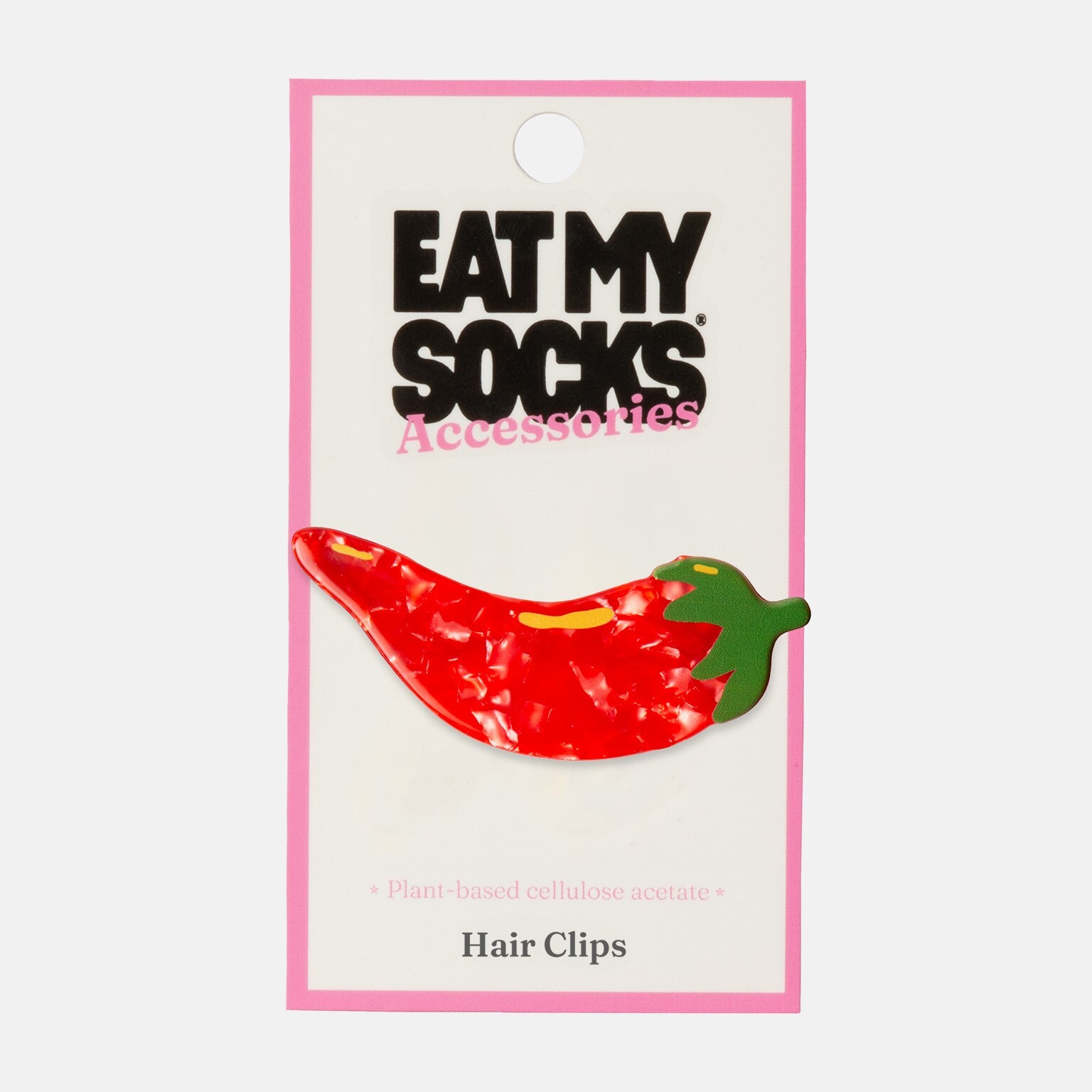 EAT MY SOCKS ｜髮夾｜辣椒