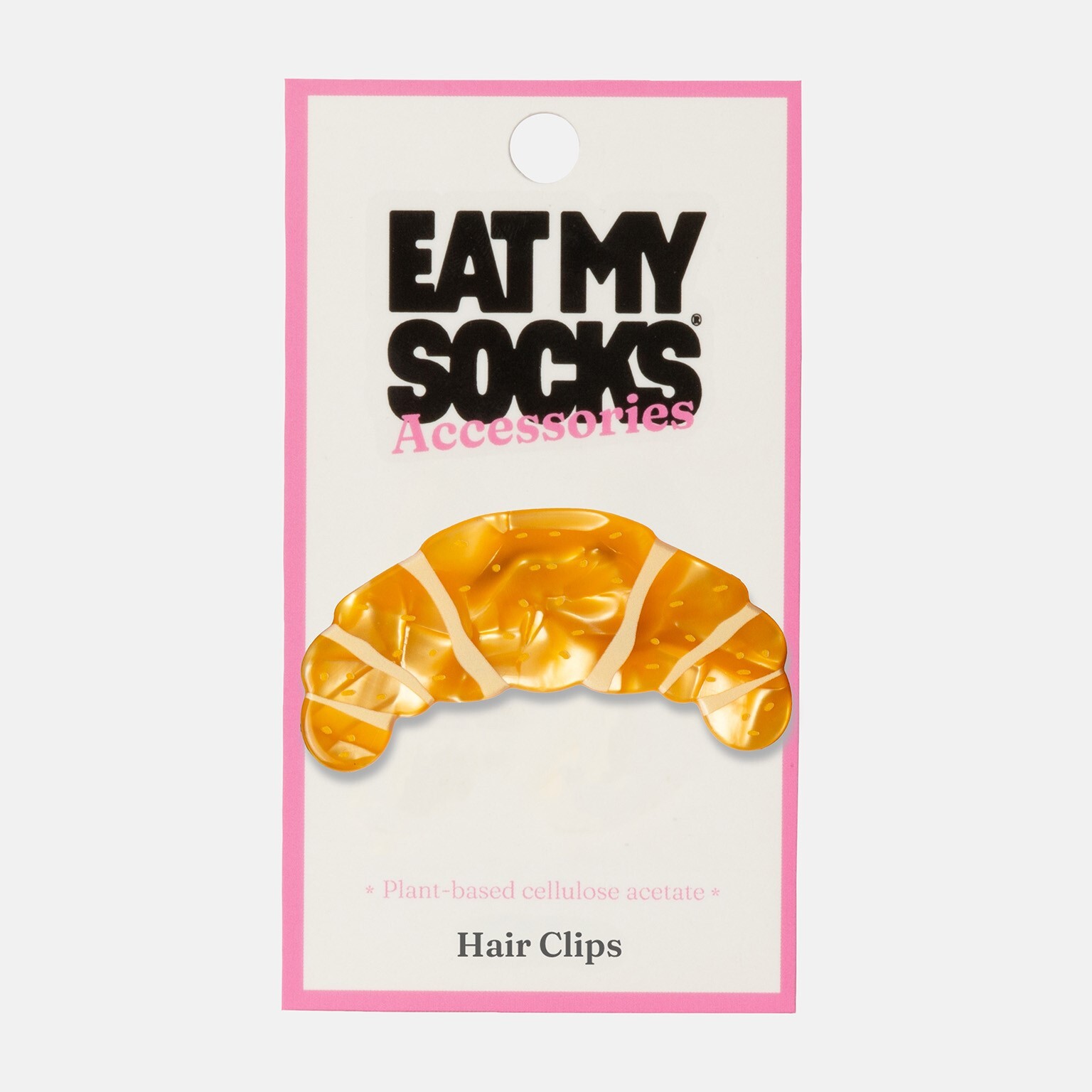EAT MY SOCKS ｜髮夾｜可頌
