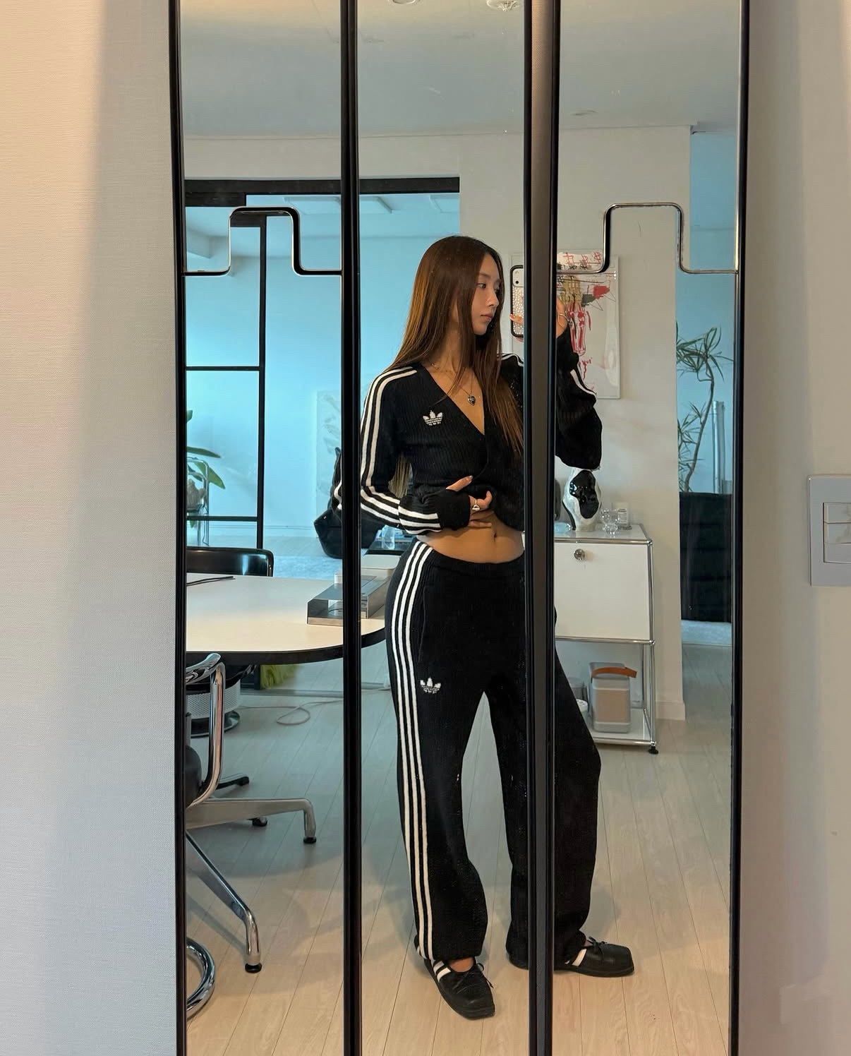 預購┃adidas ORIGINALS BY JENNIE KNIT PANTS 針織 長褲 金珍妮