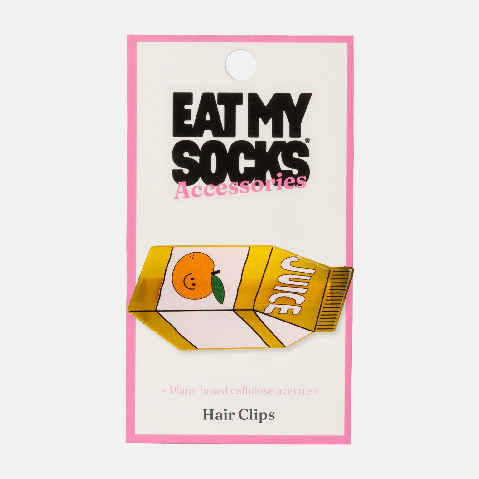 EAT MY SOCKS ｜髮夾｜果汁