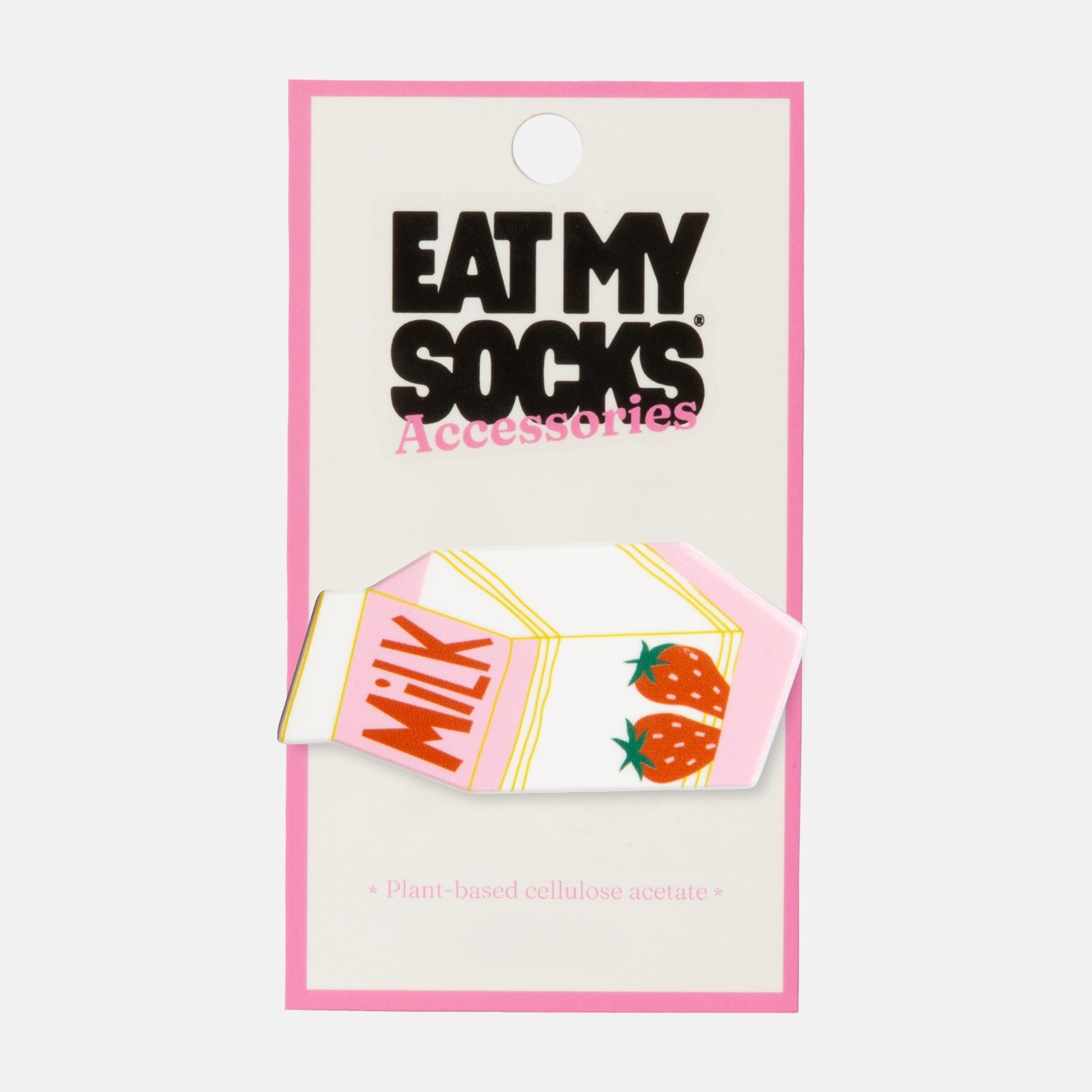 EAT MY SOCKS ｜髮夾｜牛奶
