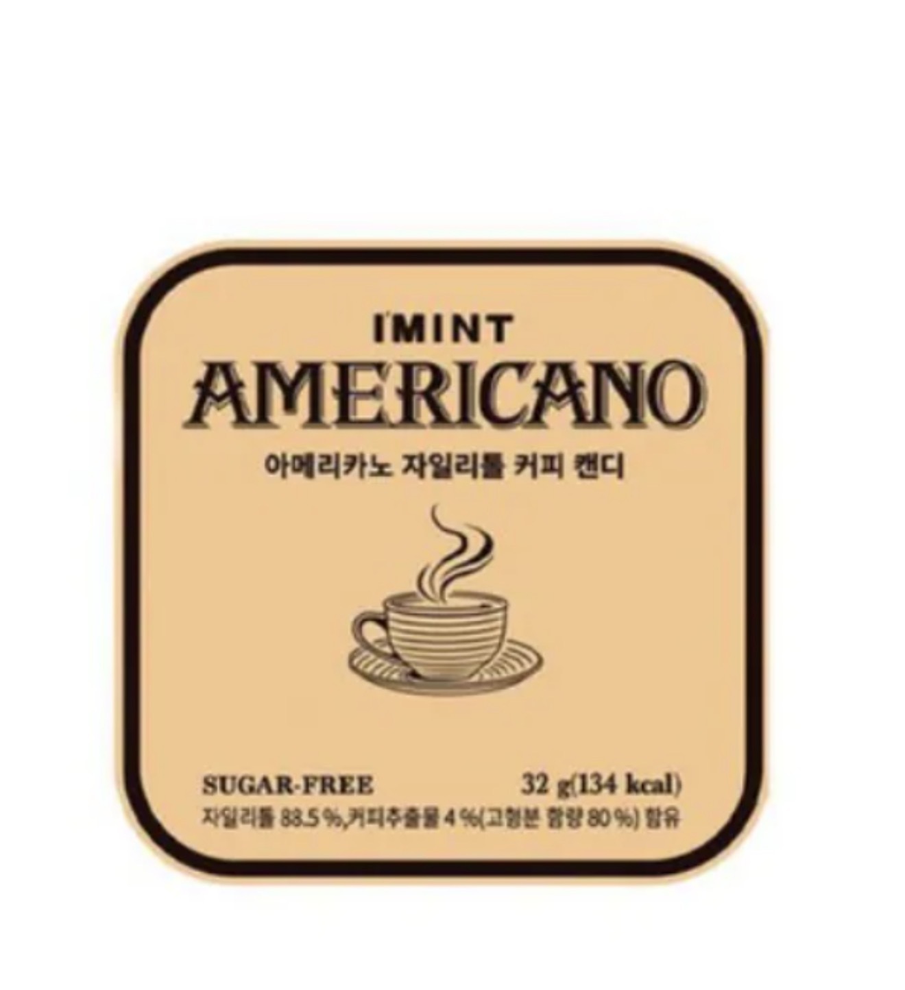 VQ09 韓國 I‘MINT Americano  無糖木糖醇 美式 咖啡 薄荷糖 32g