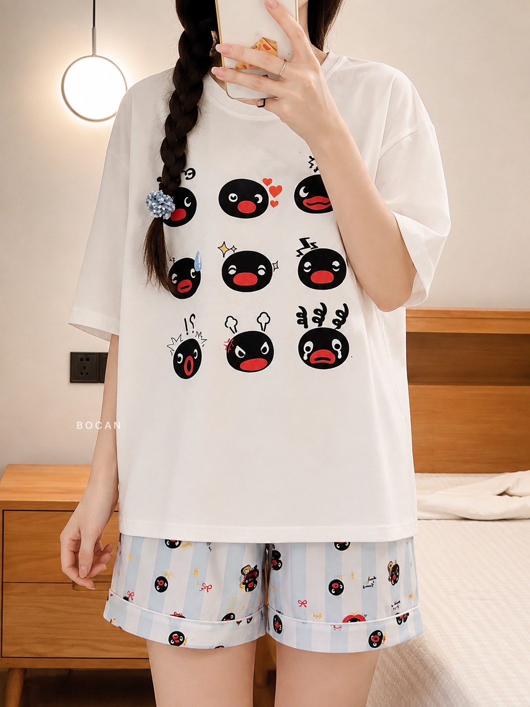 PINGU 企鵝家族 休閒居家服 兩件套