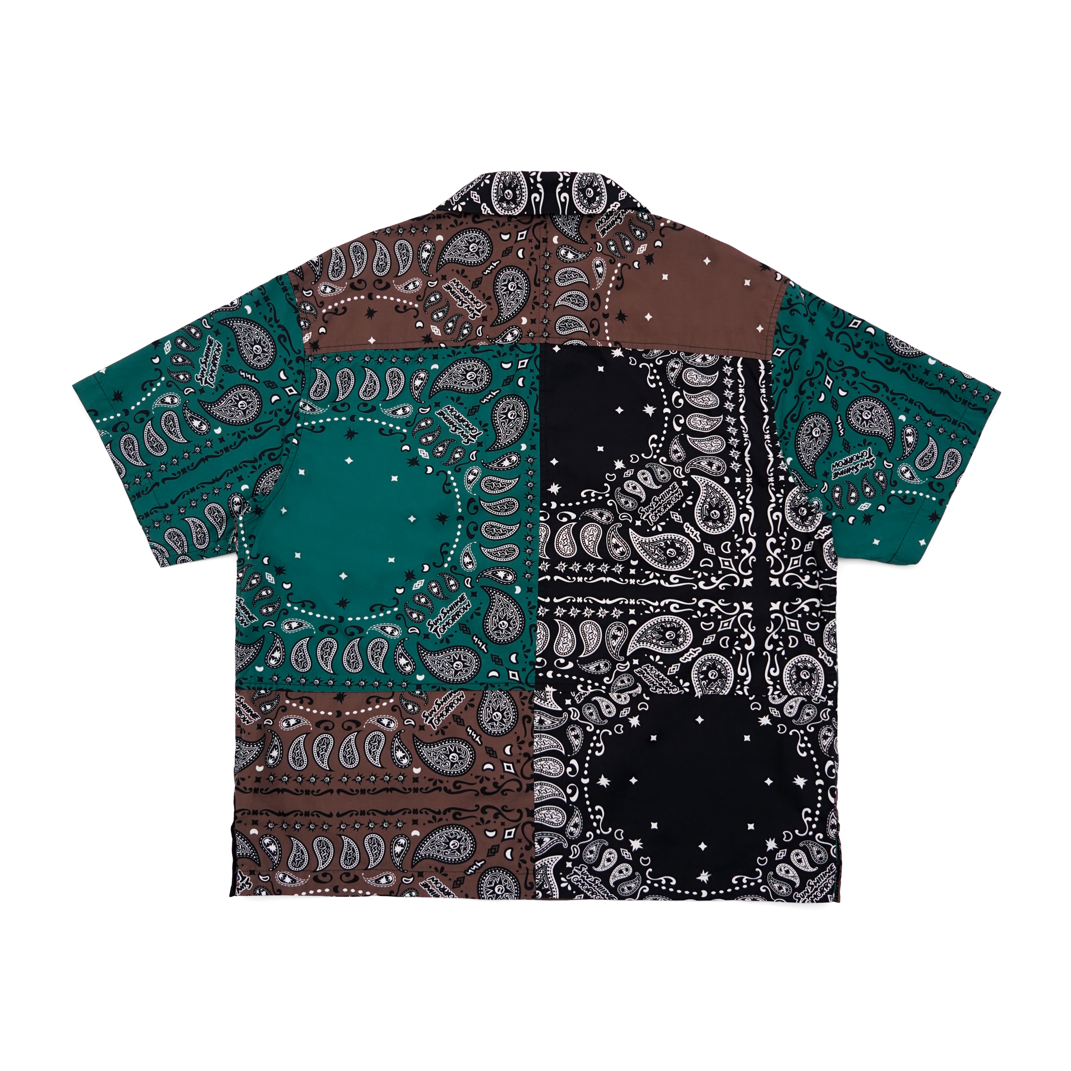 SUN SHIIINE TOMORROW SHIRT BLACK GREEN SST26SH02BG