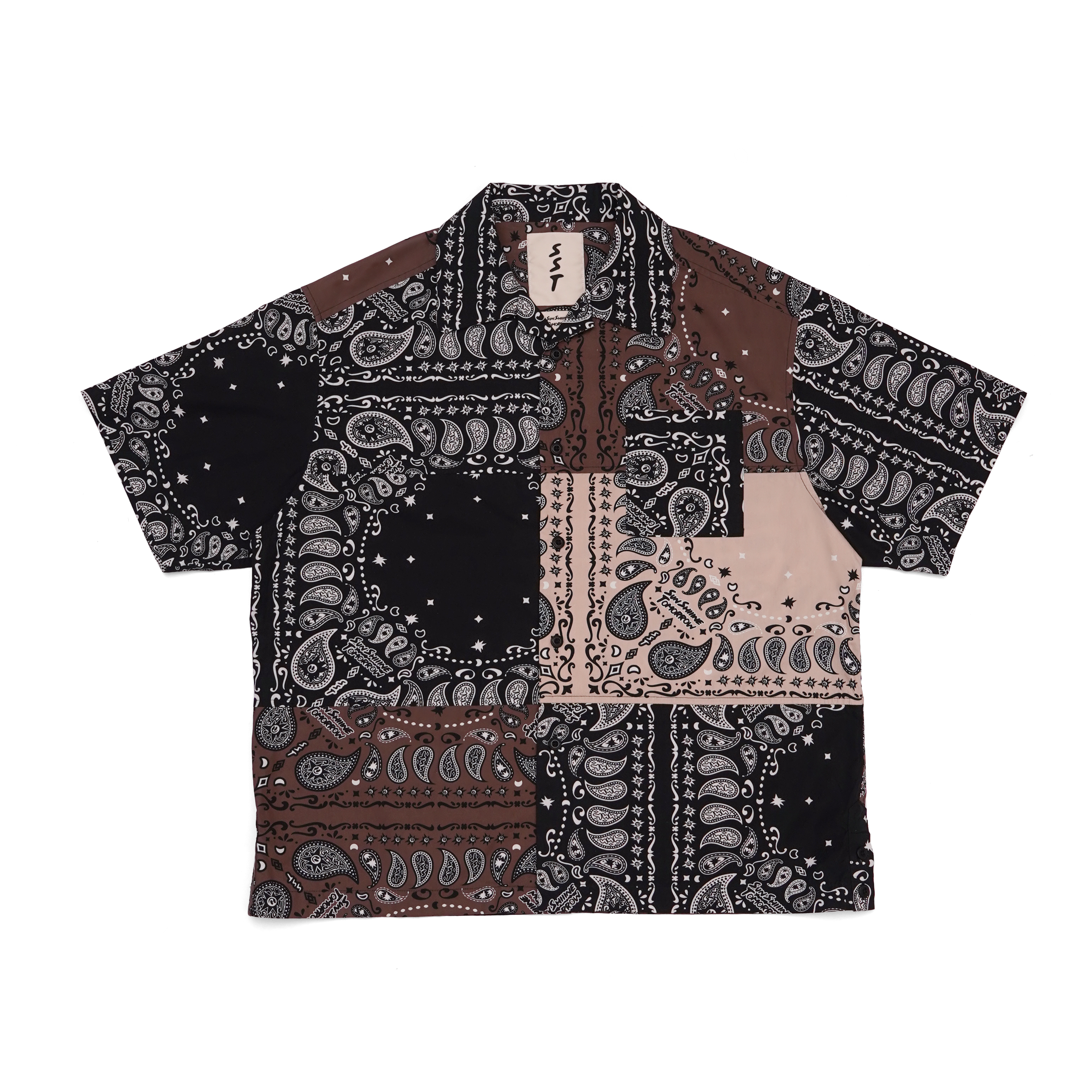 SUN SHIIINE TOMORROW SHIRT BLACK BROWN SST26SH02BB