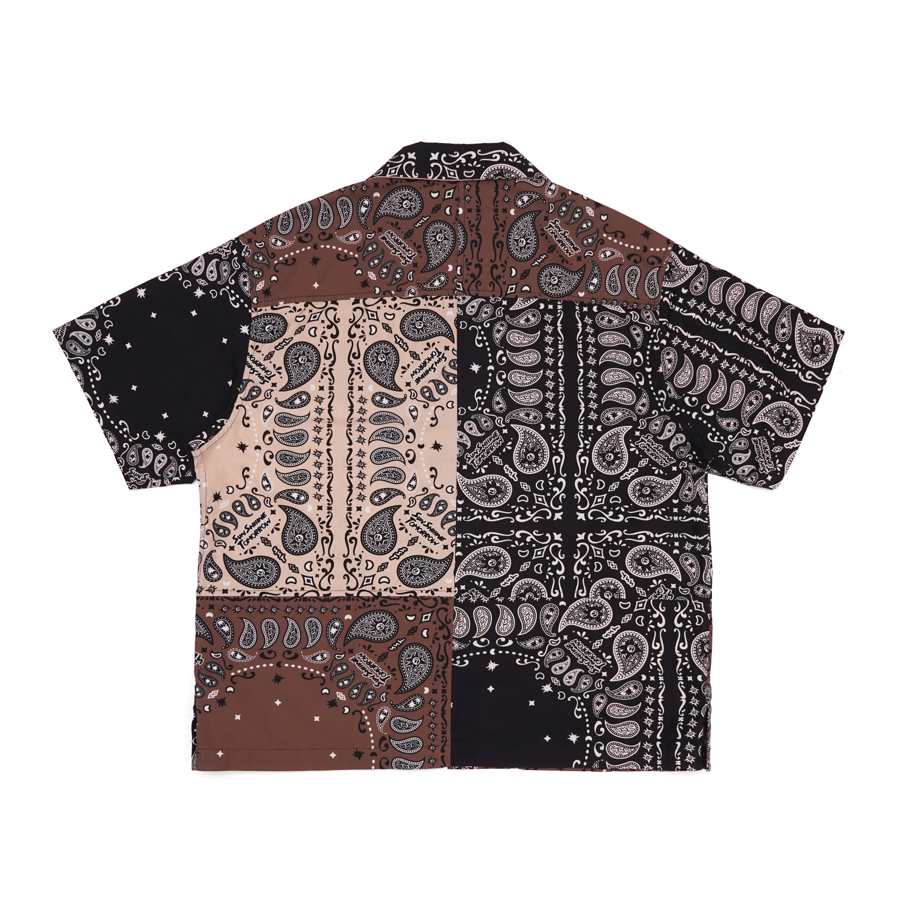 SUN SHIIINE TOMORROW SHIRT BLACK BROWN SST26SH02BB