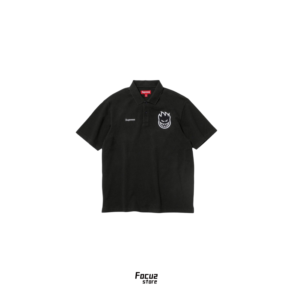 【Focus Store】現貨 Spitfire x Supreme SS26 Week17 Polo "Black" 黑色 Polo衫