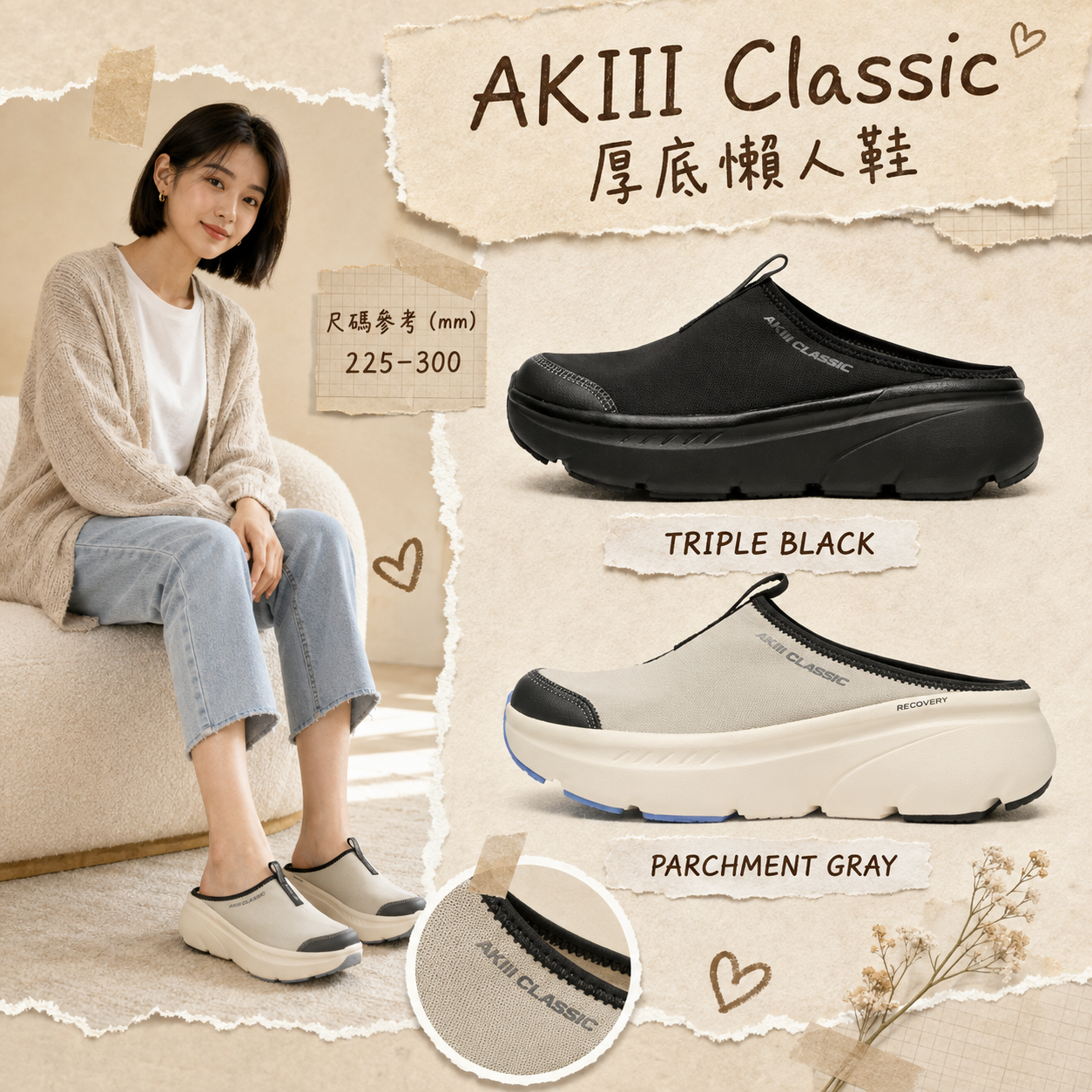 【預購】KDA082907 AKIII Classic Bumper whale slide 休閑拖鞋