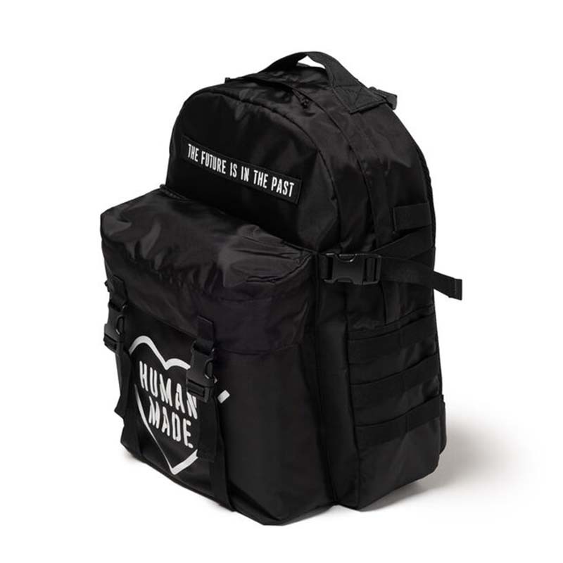 HUMAN MADE MILITARY BACKPACK BLACK 愛心 後背包 收納 黑色 HM32GD008-BK [台灣現貨]