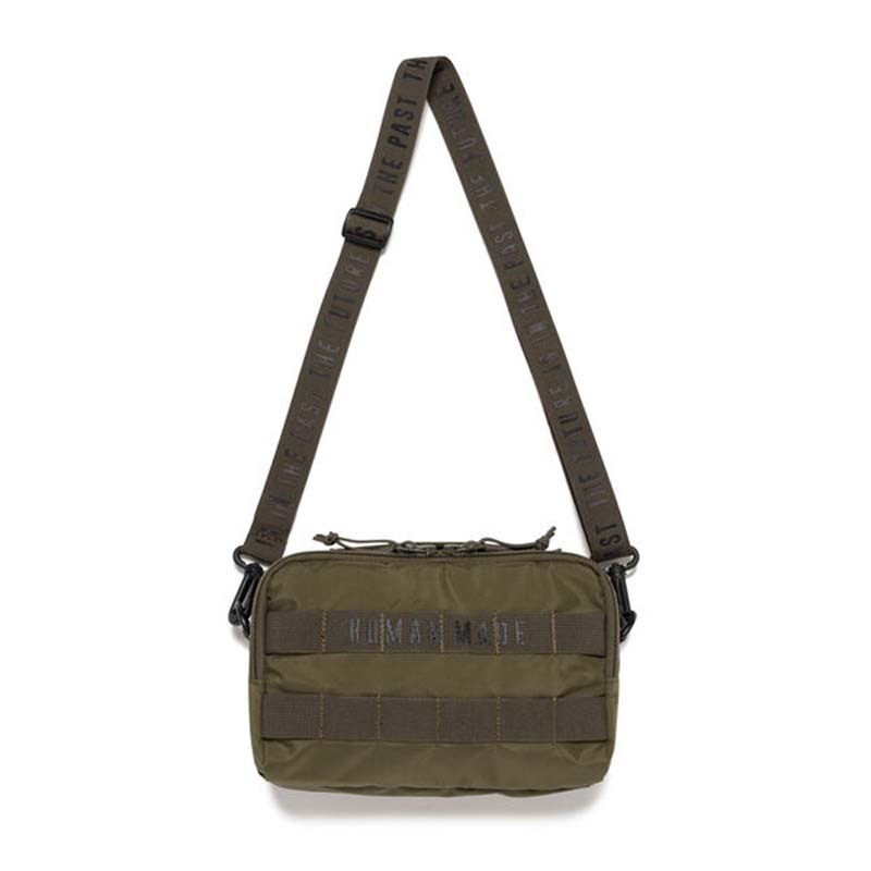 HUMAN MADE MILITARY POUCH OLIVEDRAB 小包 側背包 綠色 HM32GD070-OB [台灣現貨]