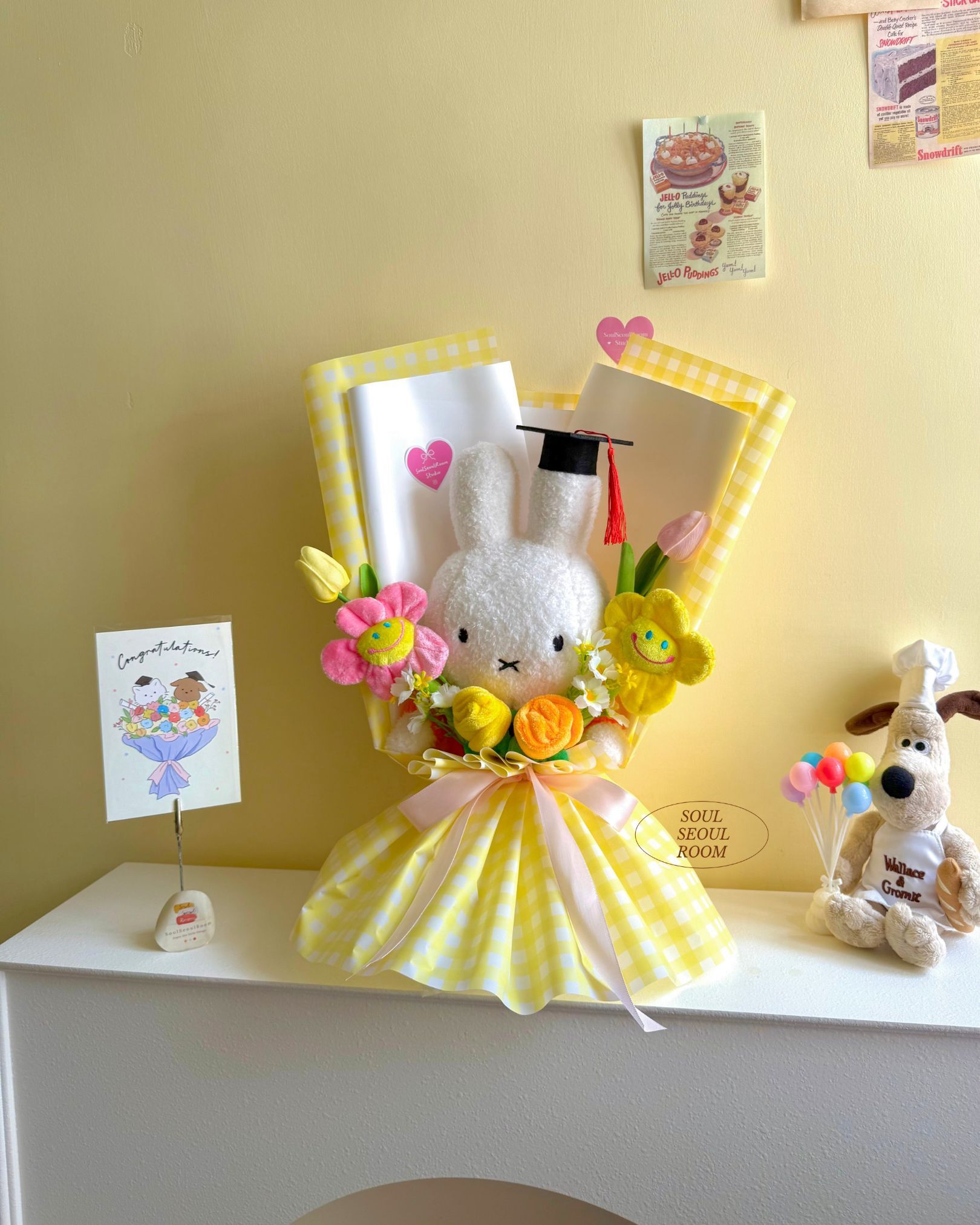 Miffy 隨身配件 米菲兔大公仔捧花 創意禮物推薦 香港正版現貨