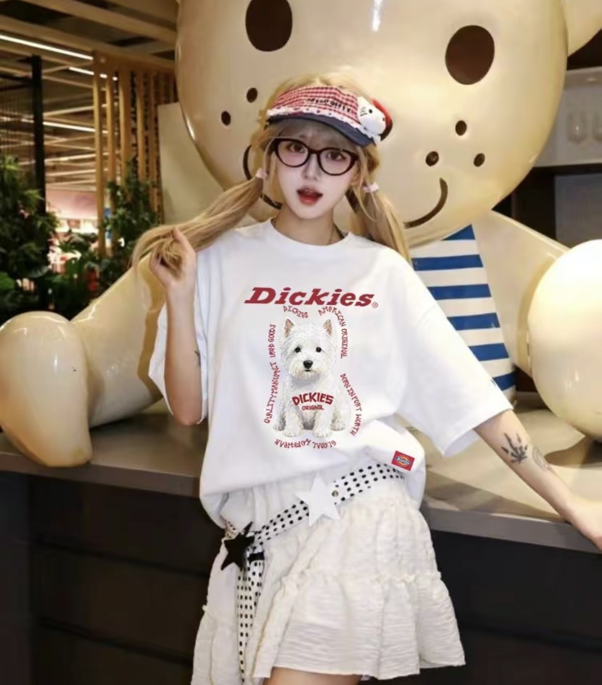 （現貨）Dickies 復古 可愛 文字環繞 小狗狗 短T DKU262MKTOBY