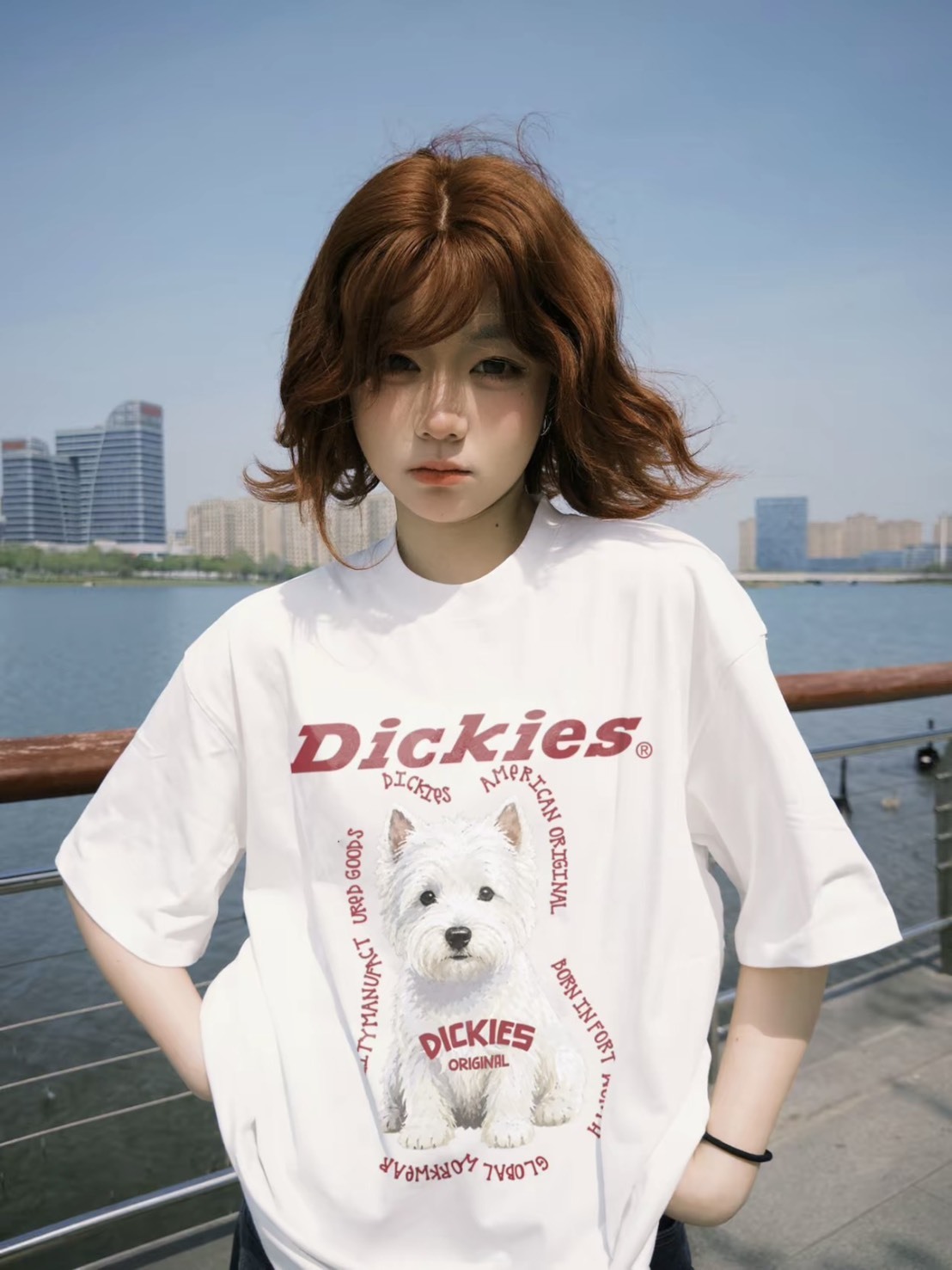 （現貨）Dickies 復古 可愛 文字環繞 小狗狗 短T DKU262MKTOBY