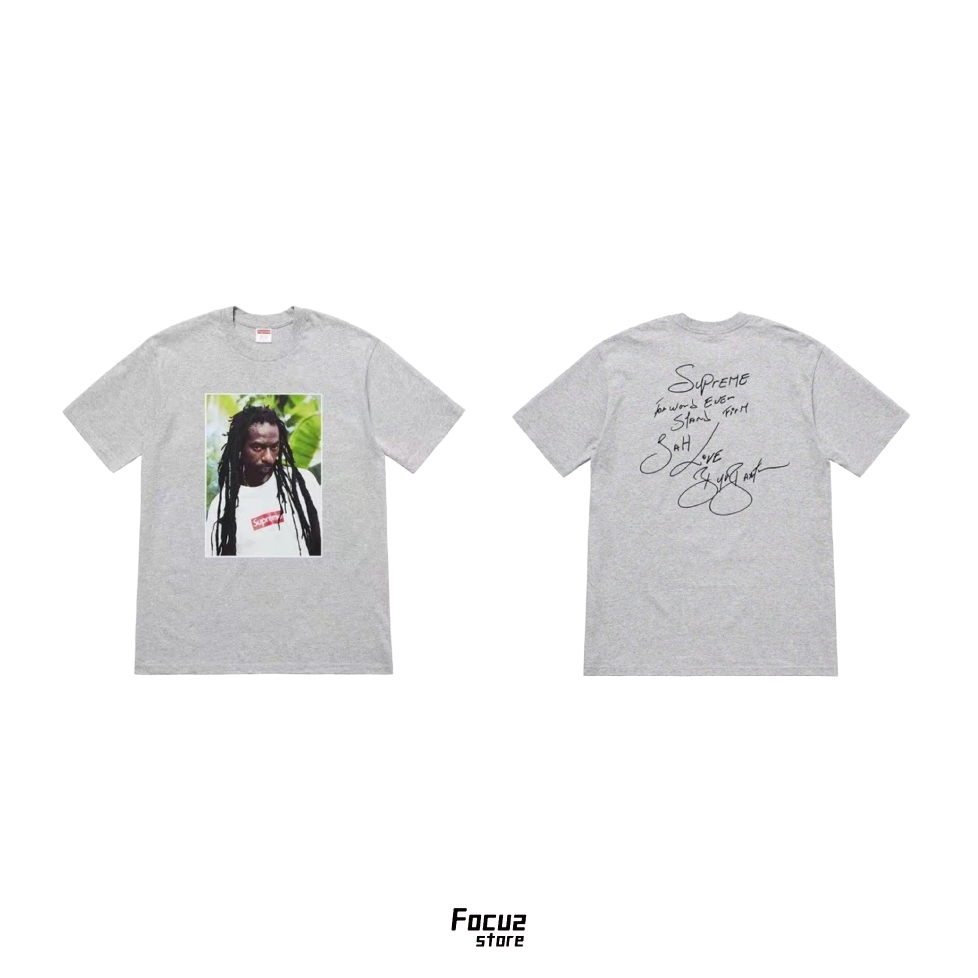 【Focus Store】現貨 Supreme SS19 Buju Banton Photo Tee "Grey" 灰色 人像短袖