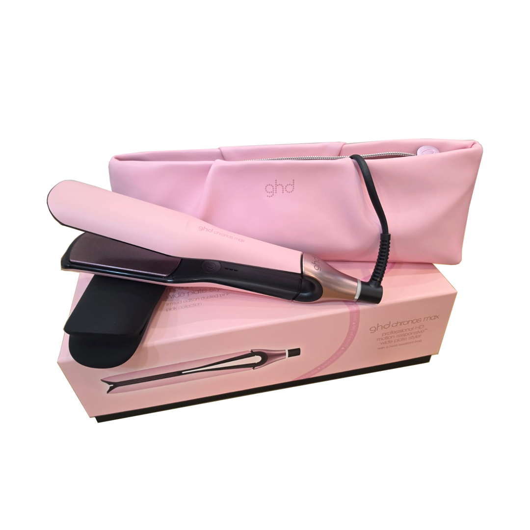 ghd Chronos 寬板高清亮澤造型夾 柔霧粉紅限量版