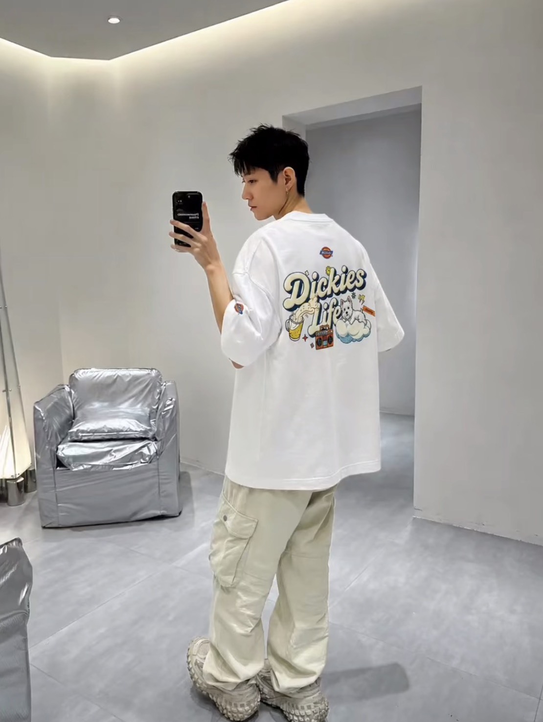 （現貨）Dickies 後背雲朵狗狗 印花logo 短T DKU262NKTHTV