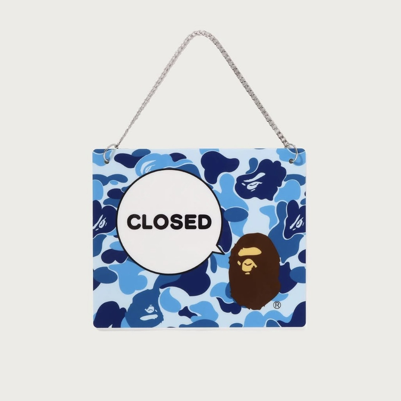 -(C04)-A BATHING APE ABC CAMO BAPE OPEN/CLOSED SIGNBOARD 迷彩 營業/打烊 掛牌 -1M70192002