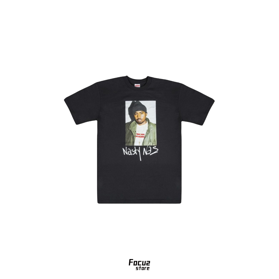 【Focus Store】現貨 Supreme FW17 Nas Photo Tee "Black" 黑色 人像短袖