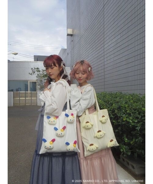 merry jenny / 立體布甸狗公仔 Tote bag