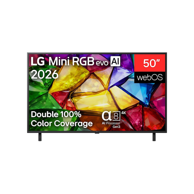 LG 樂金 50" Mini RGB evo AI MRGB85 4K 智能電視 50MRGB85BCA 50MRGB85B