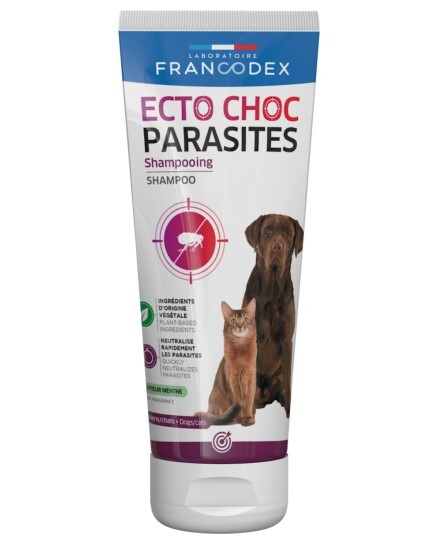 法國Francodex ECTO CHOC 驅蟲洗毛水 貓狗用 200ml
