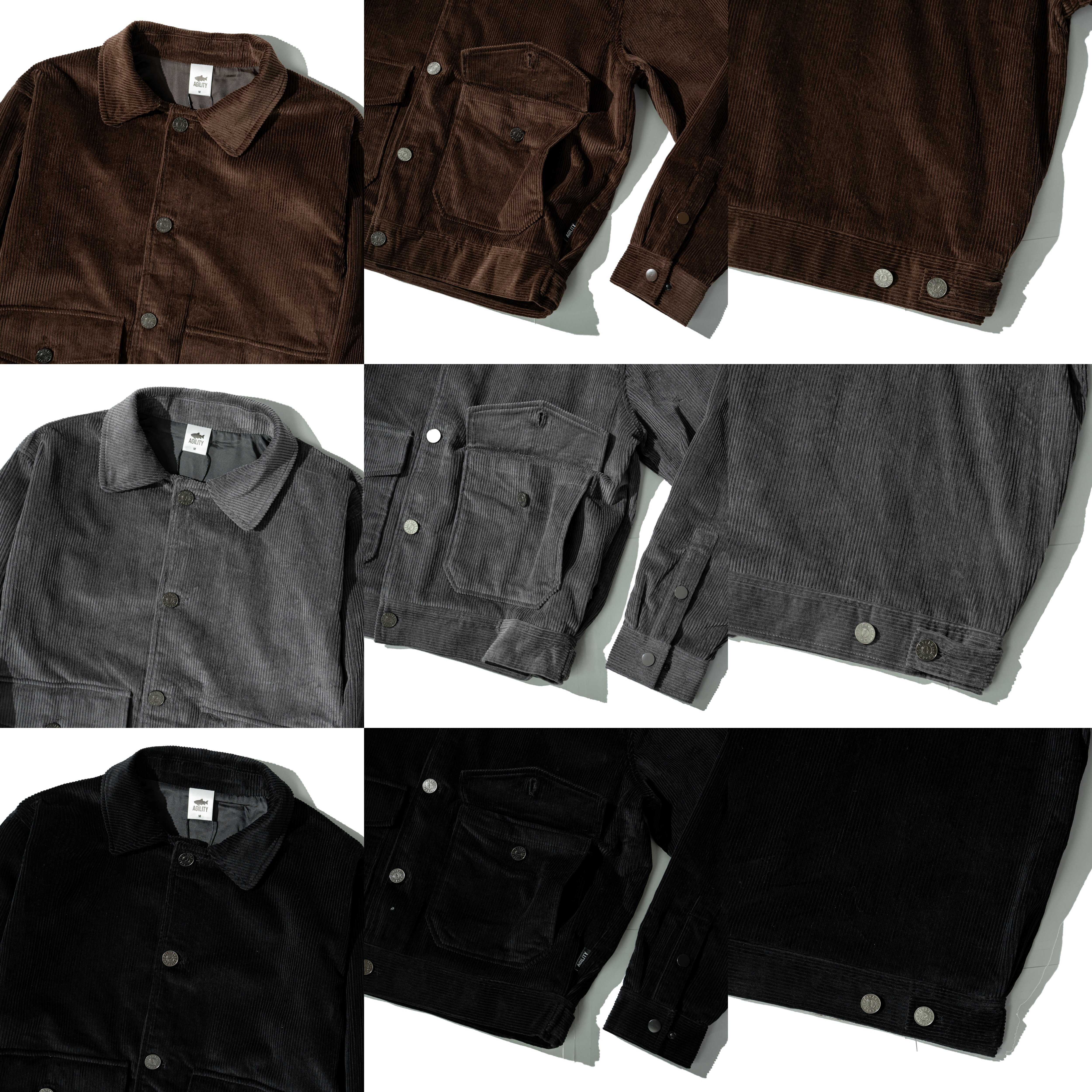 AGILITY Corduroy Cropped Jacket 短版 燈芯絨外套 [NJ8]
