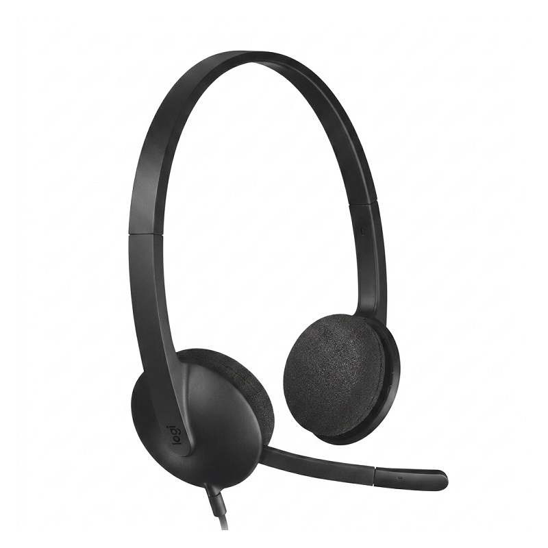 Logitech H340 立體聲耳機麥克風 (USB)