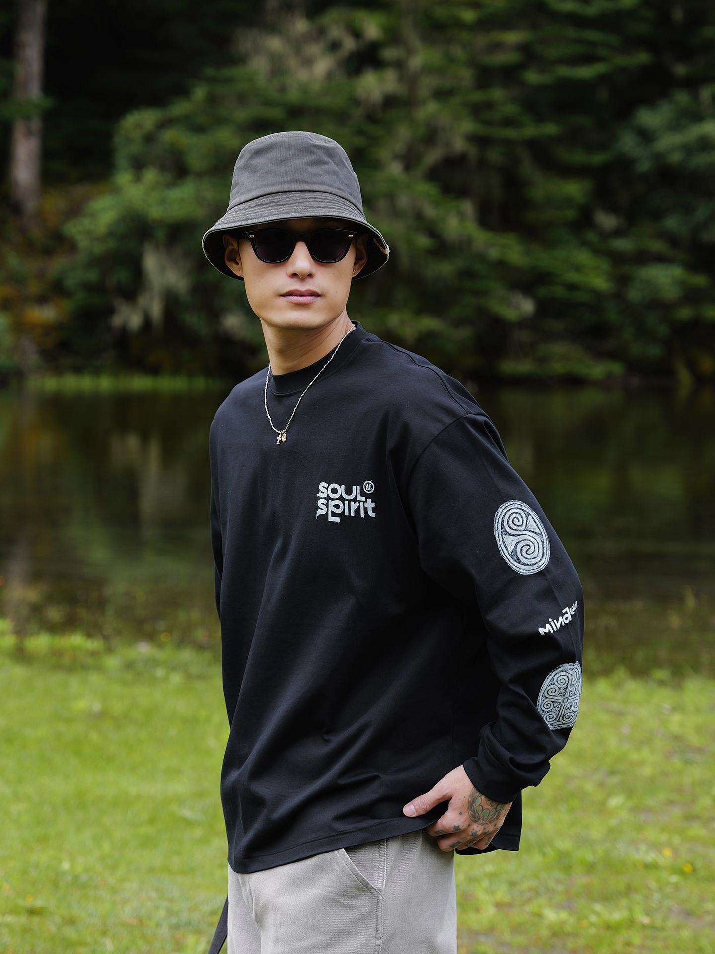 Unbent 26 A/W 復古刻靈元素長袖