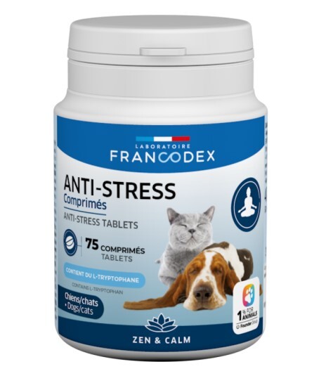法國Francodex 貓狗用 寧神抒壓丸 75粒