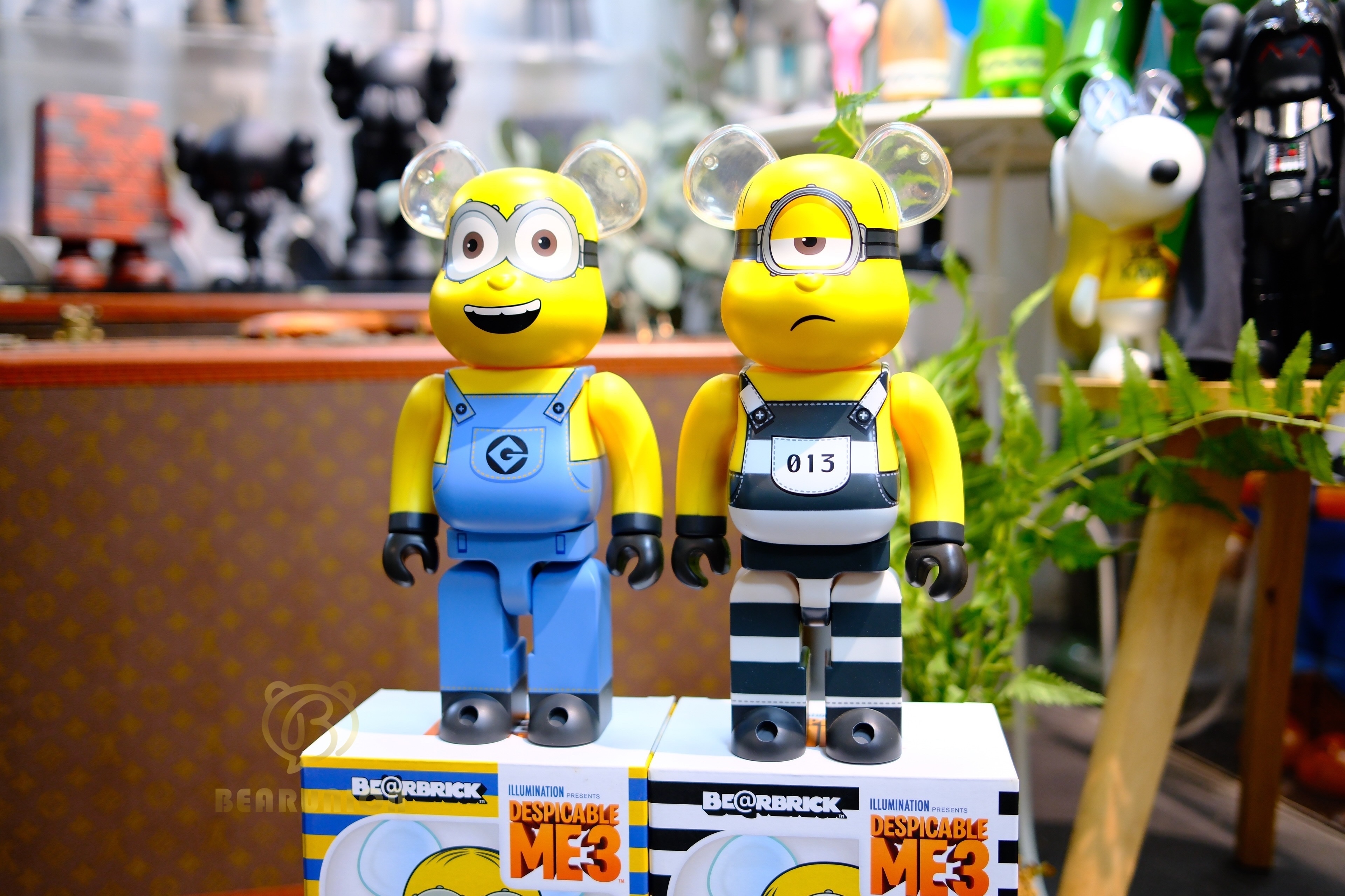 Pre-Ownwd 🥇In Stock🥇Bearbrick 400% Dave / Mel Set of 2